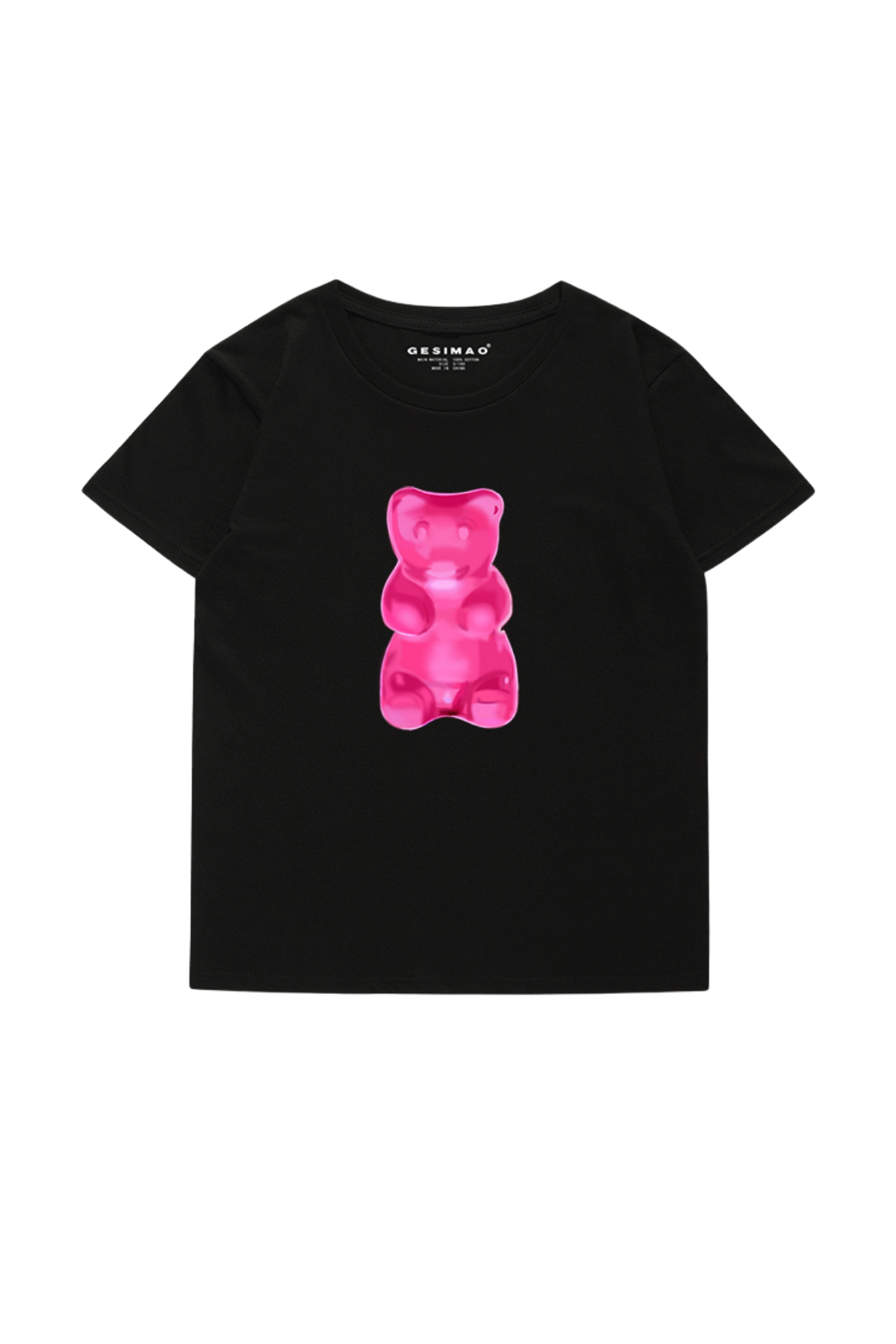 Silent Trace Print Top White