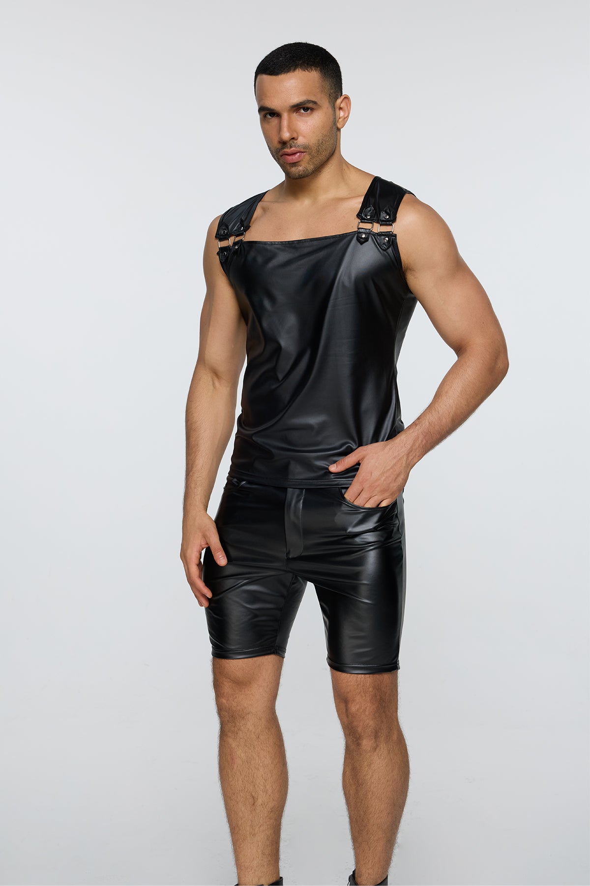 Absolute Hide Leather Tank Top
