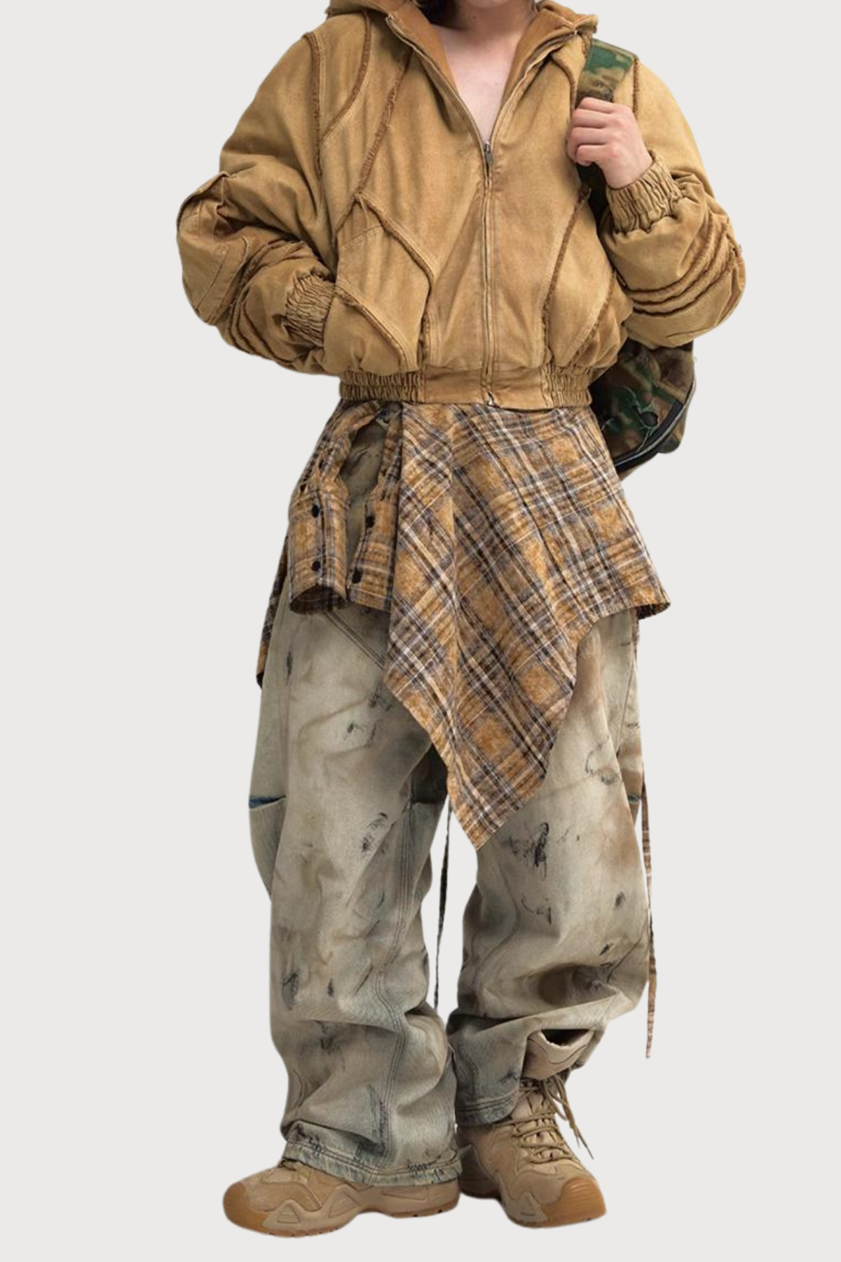 Acid Proof Wide Leg Jeans