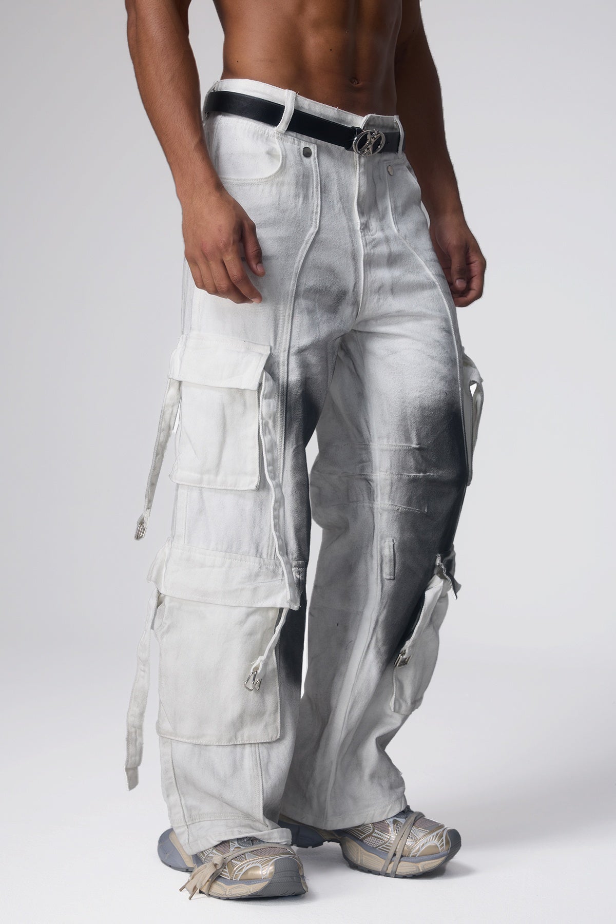 Acid Rush Splatter Cargo Jeans