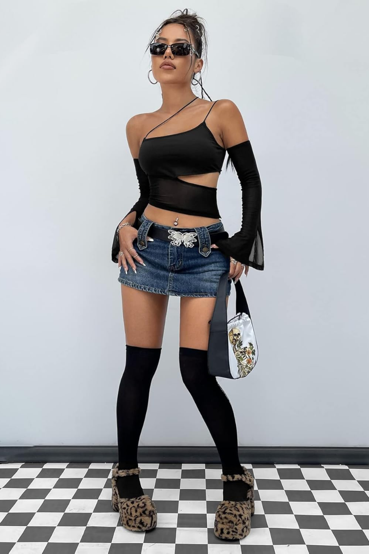 Air Lift Mesh Cutout Top