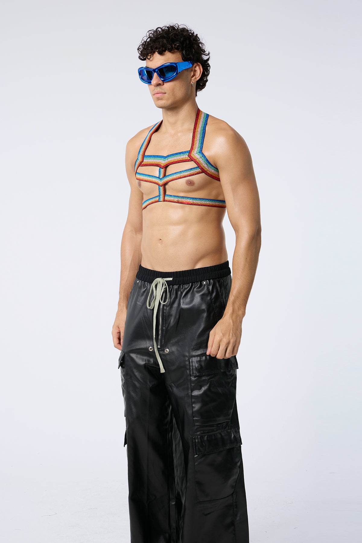 Allure Rainbow Cutout Chest Strap