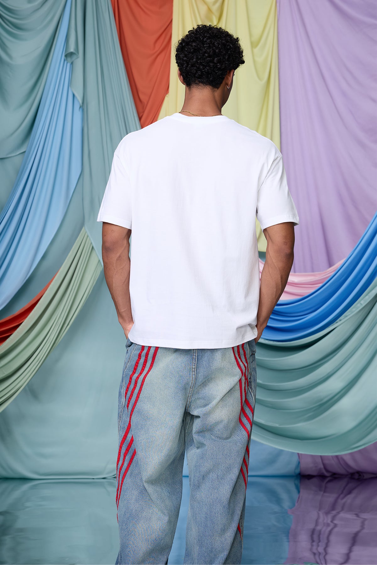Alpha Mark Print T-Shirt