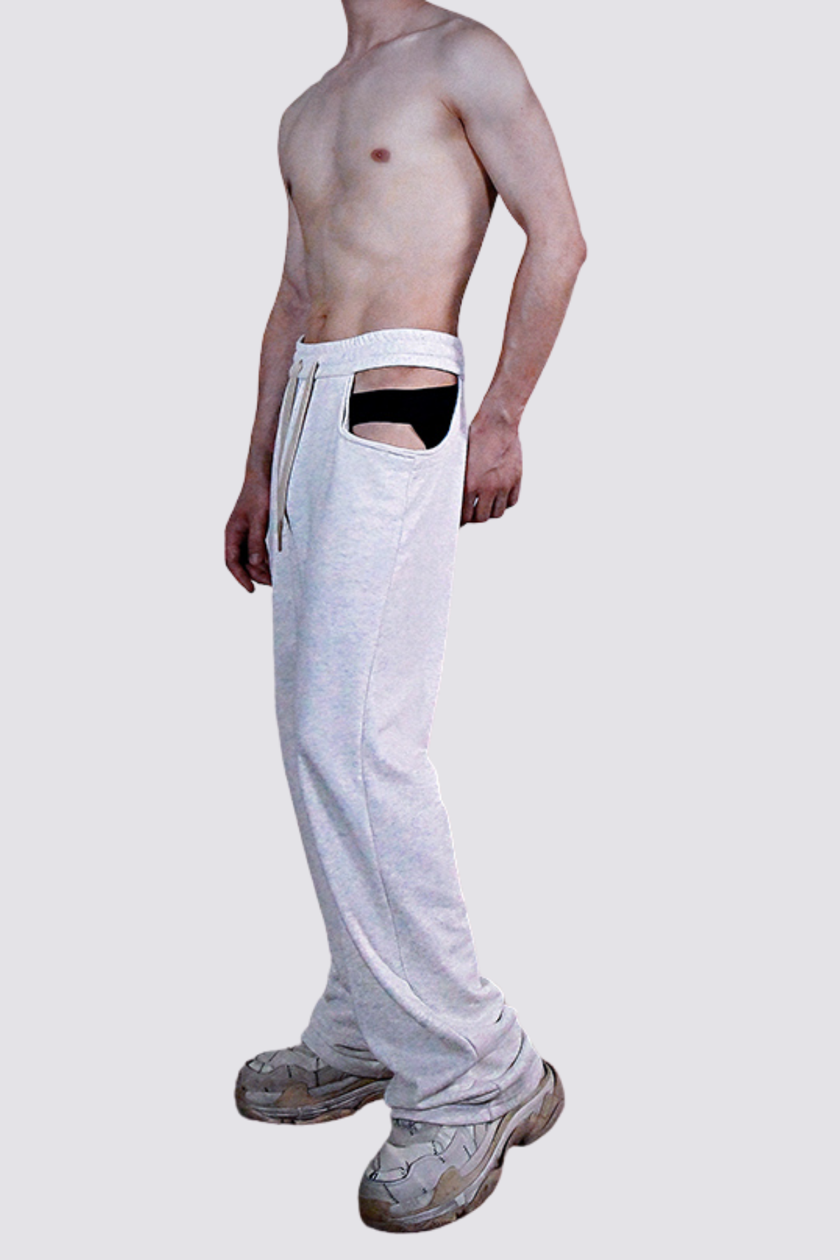 Arc Flow Cutout Straight Pants