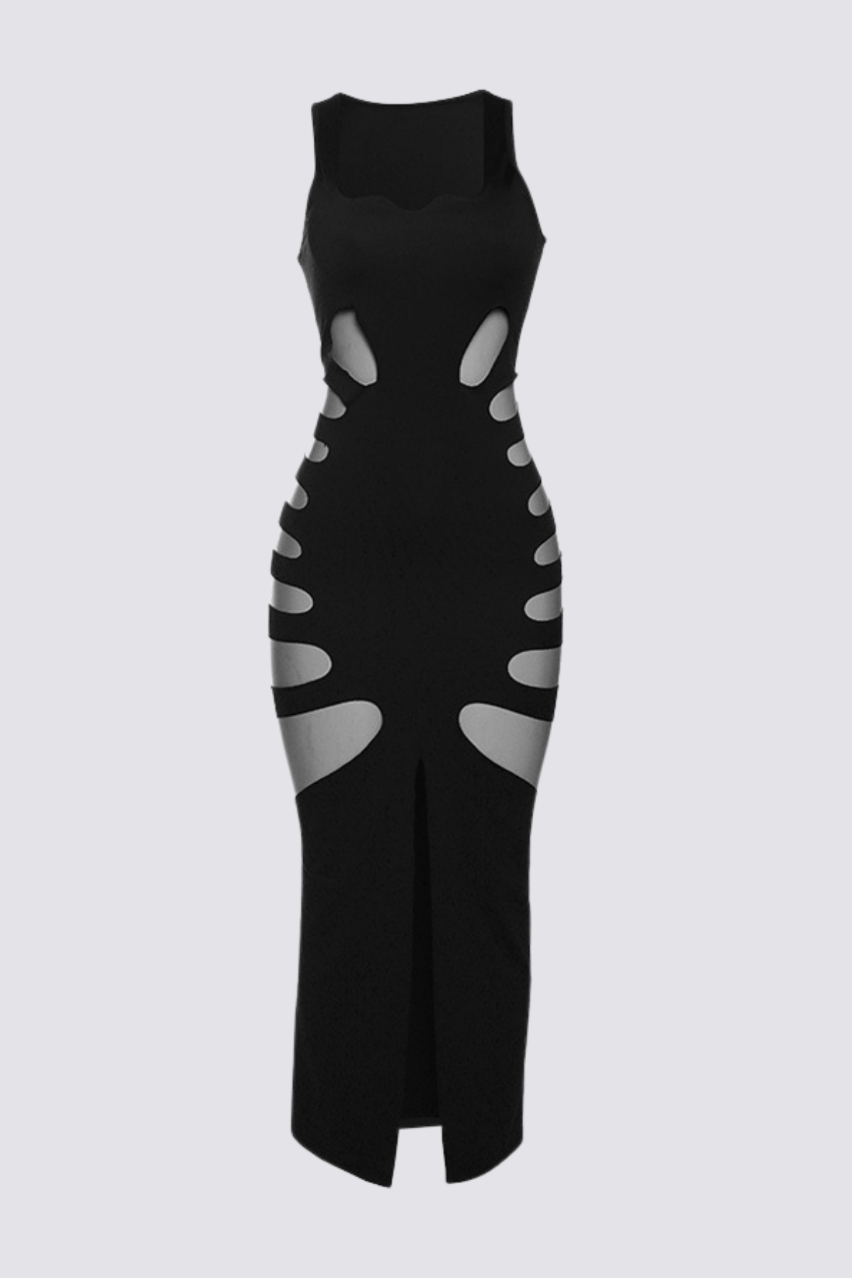 Ash Circuit Cutout Split Maxi Dress