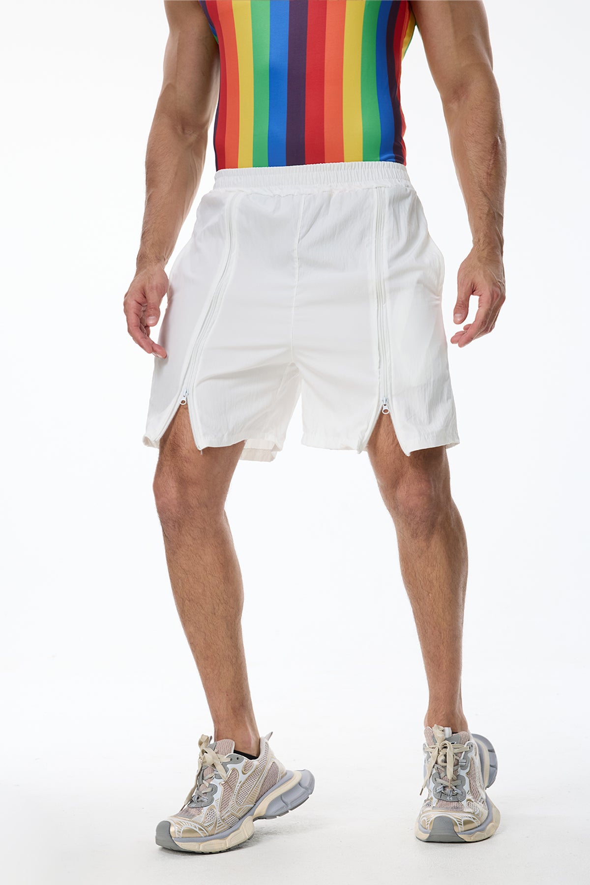 Balanced Wear Zipper Shorts
