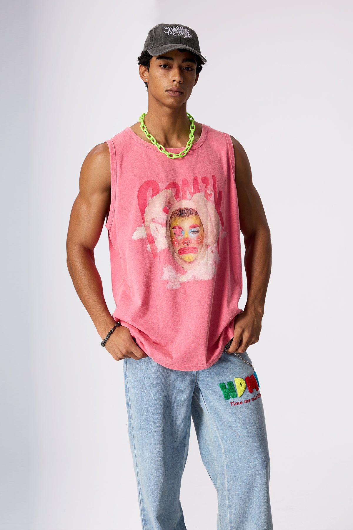 Bare Fit Clown Print Top