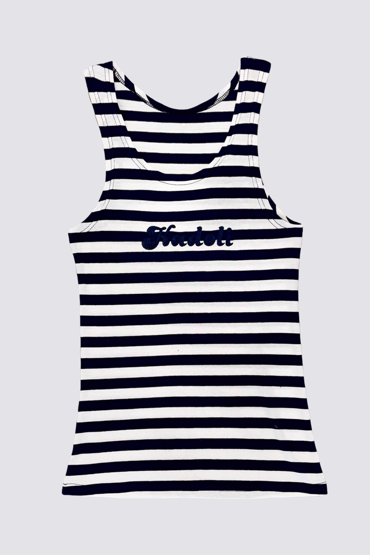 Bare Motion Stripe Sleeveless Top