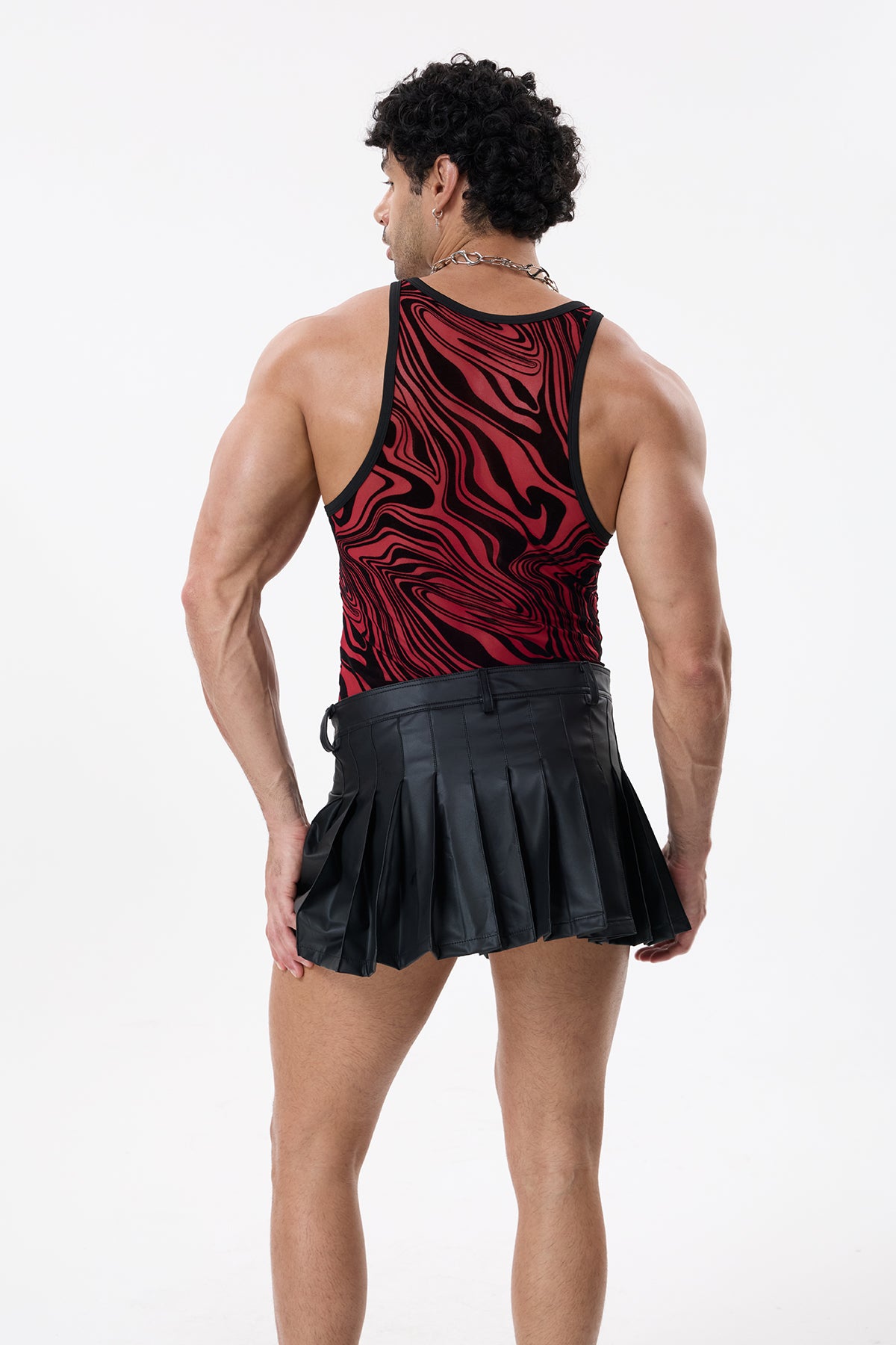 Bare Pattern Print Top