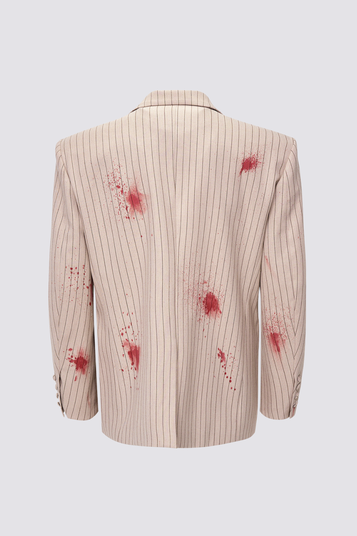 Bare Syntax Striped Print Jacket