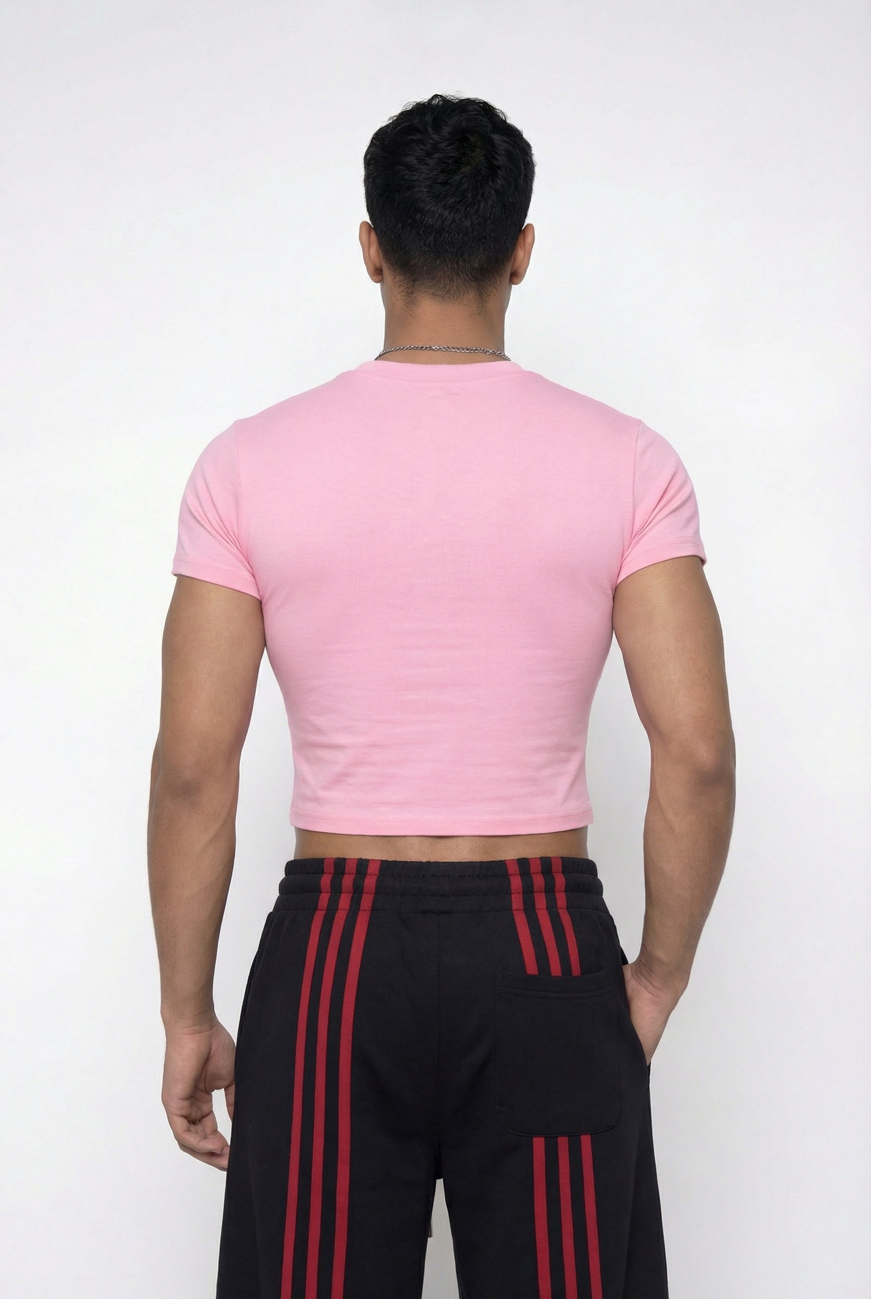 Bare Trace Print Crop Top