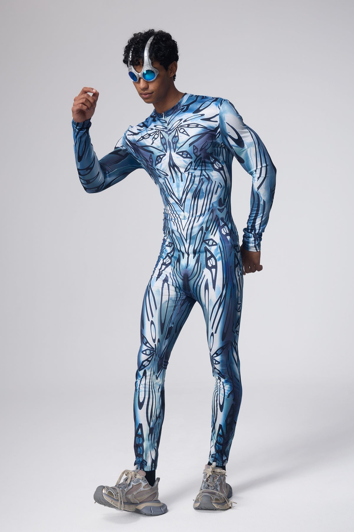 Basic Hue Print Jumpsuit