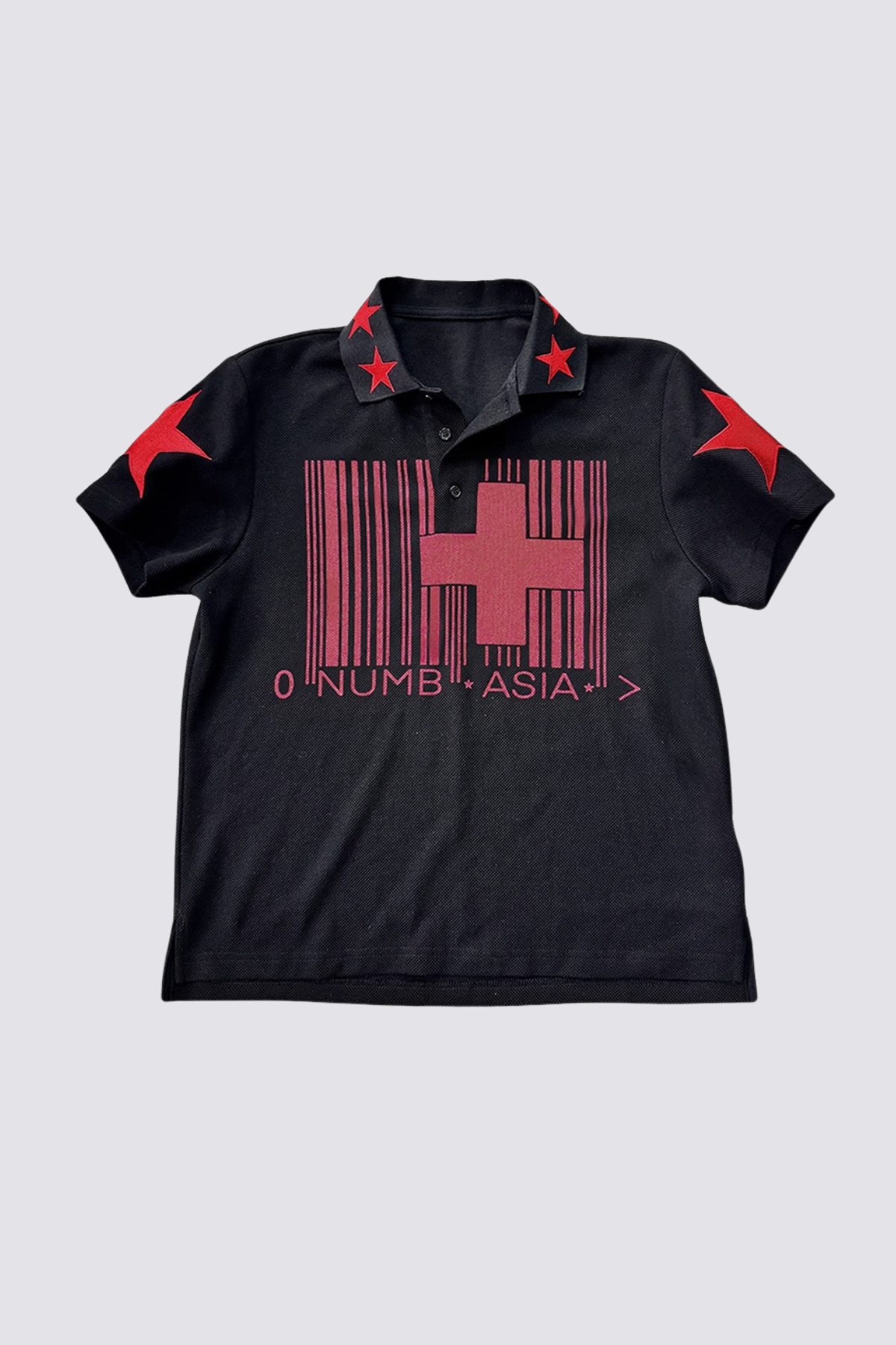 Binary Digital Star Print T-Shirt