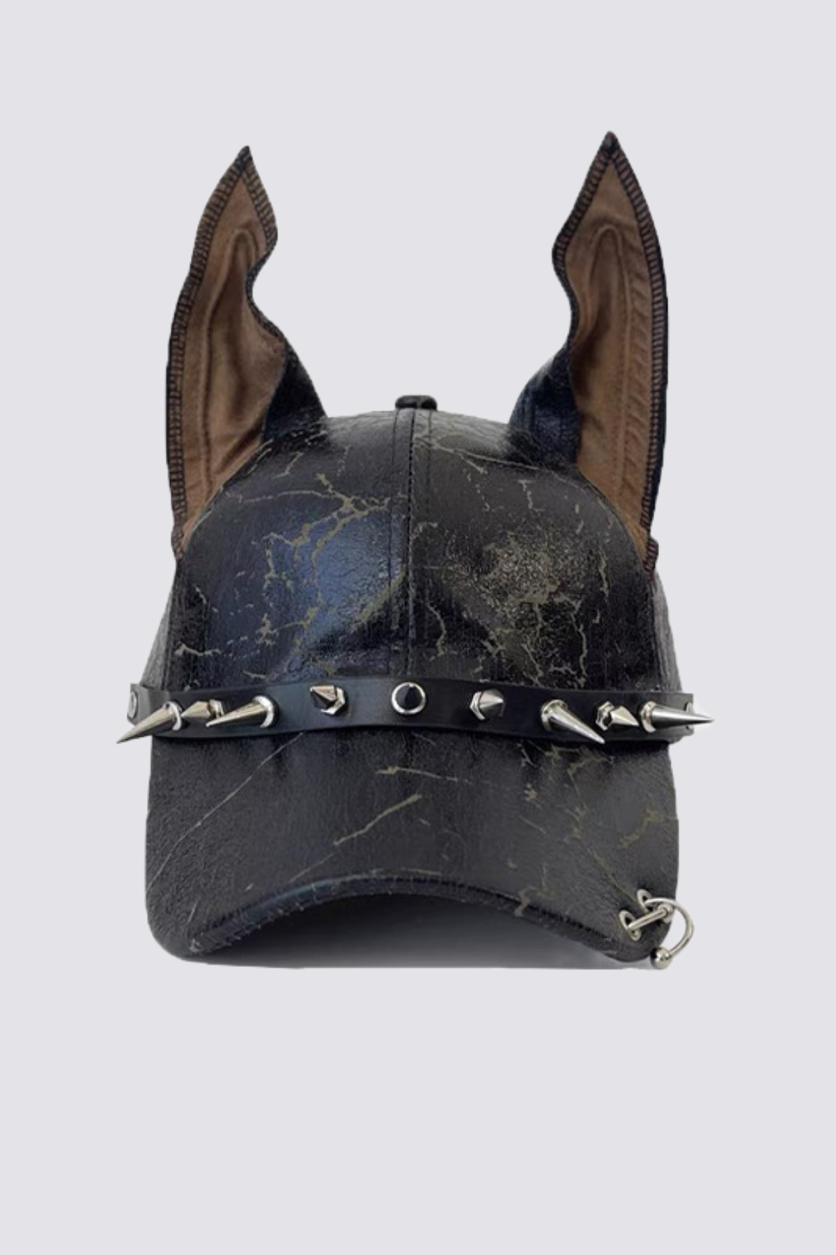 Bitter Edge Leather Studded Cap