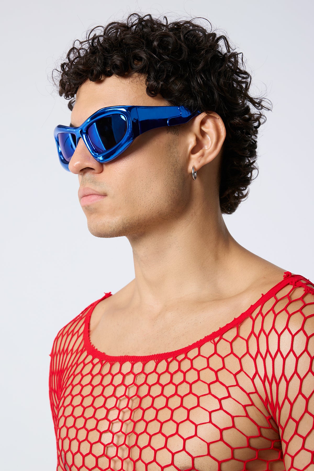 Black Blur Sunglasses Blue