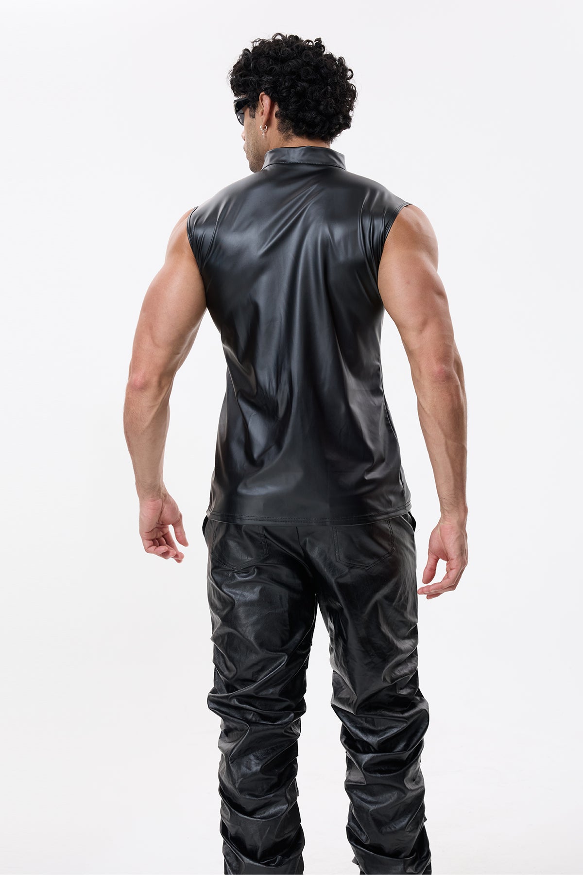 Black Strap Sleeveless Top