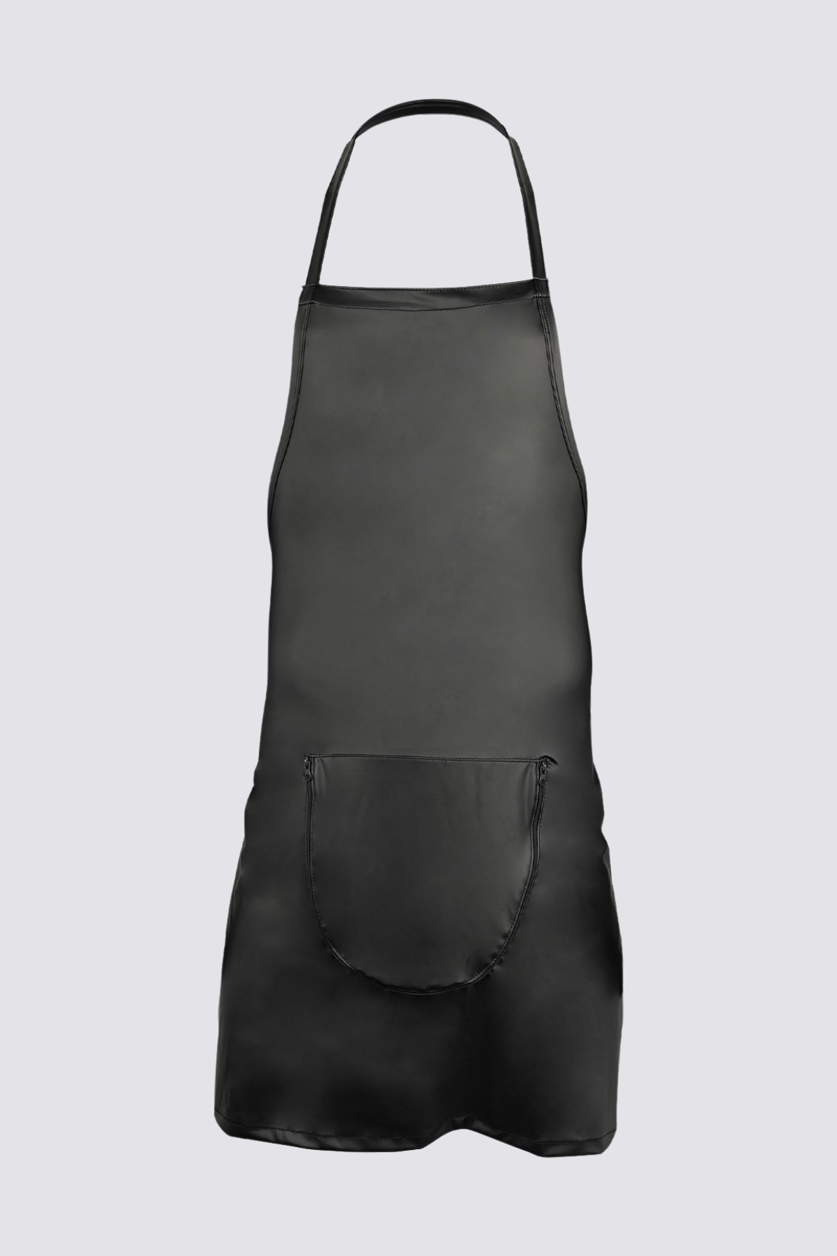 Blackened Signal Cutout Leather Apron