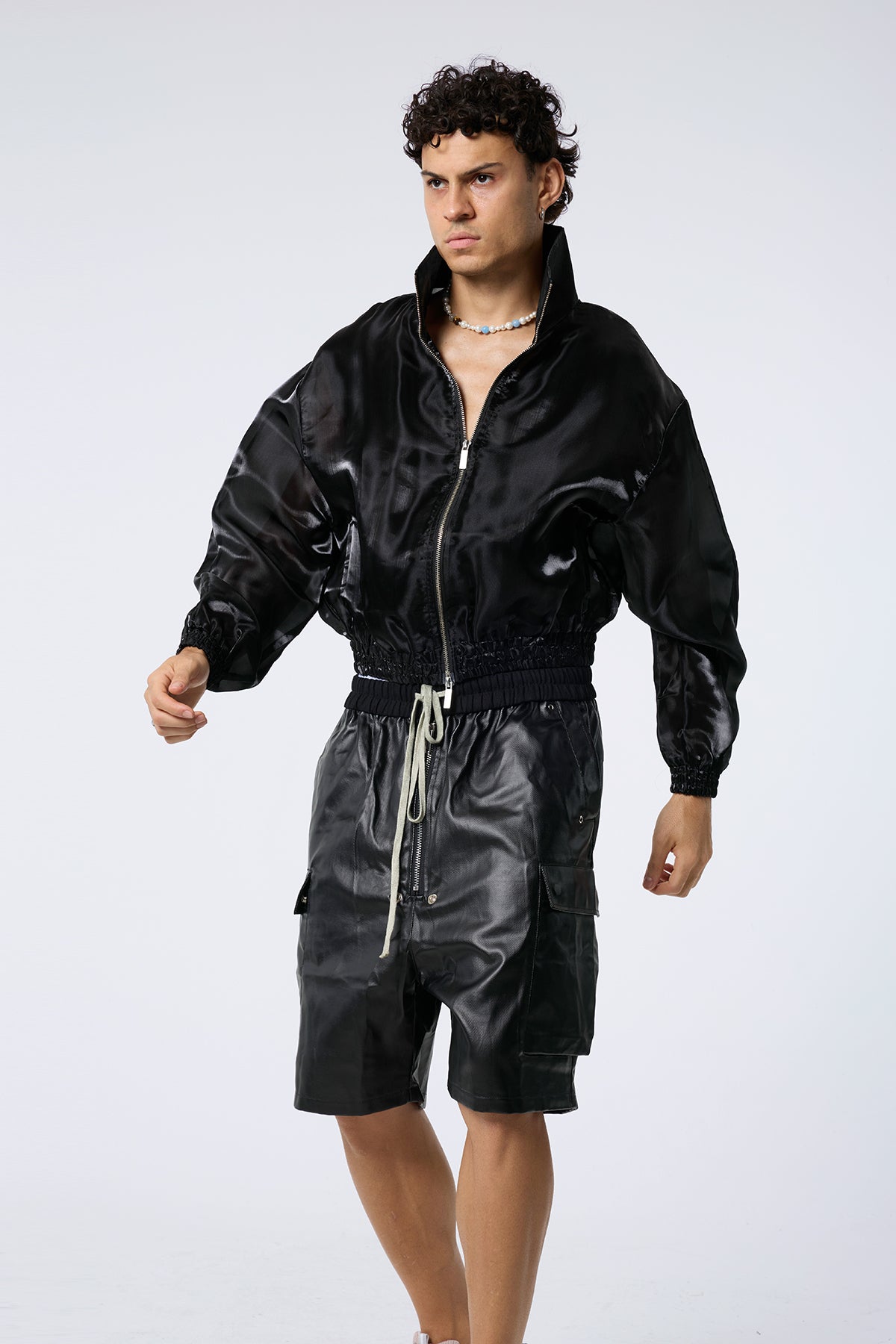 Blank Horizon Metallic Jacket