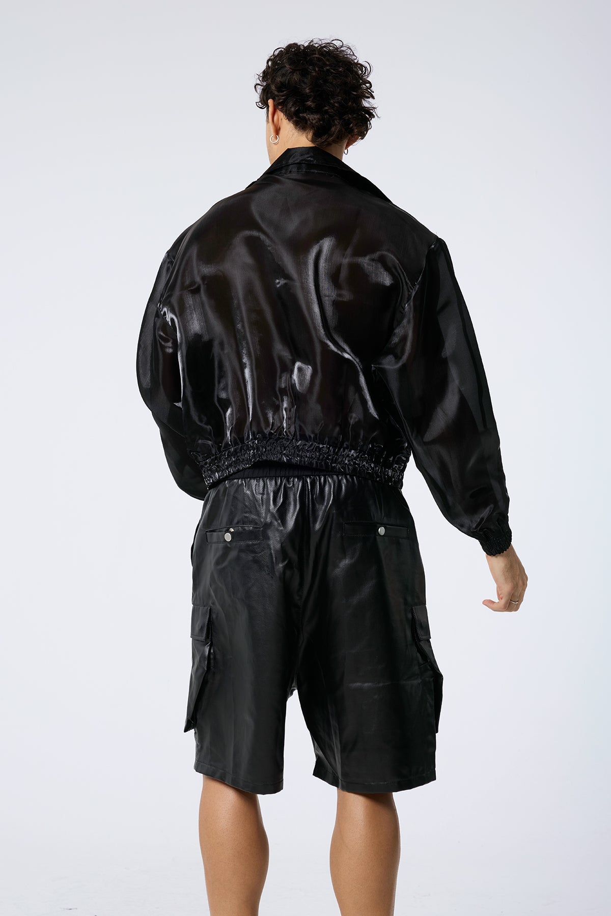 Blank Horizon Metallic Jacket