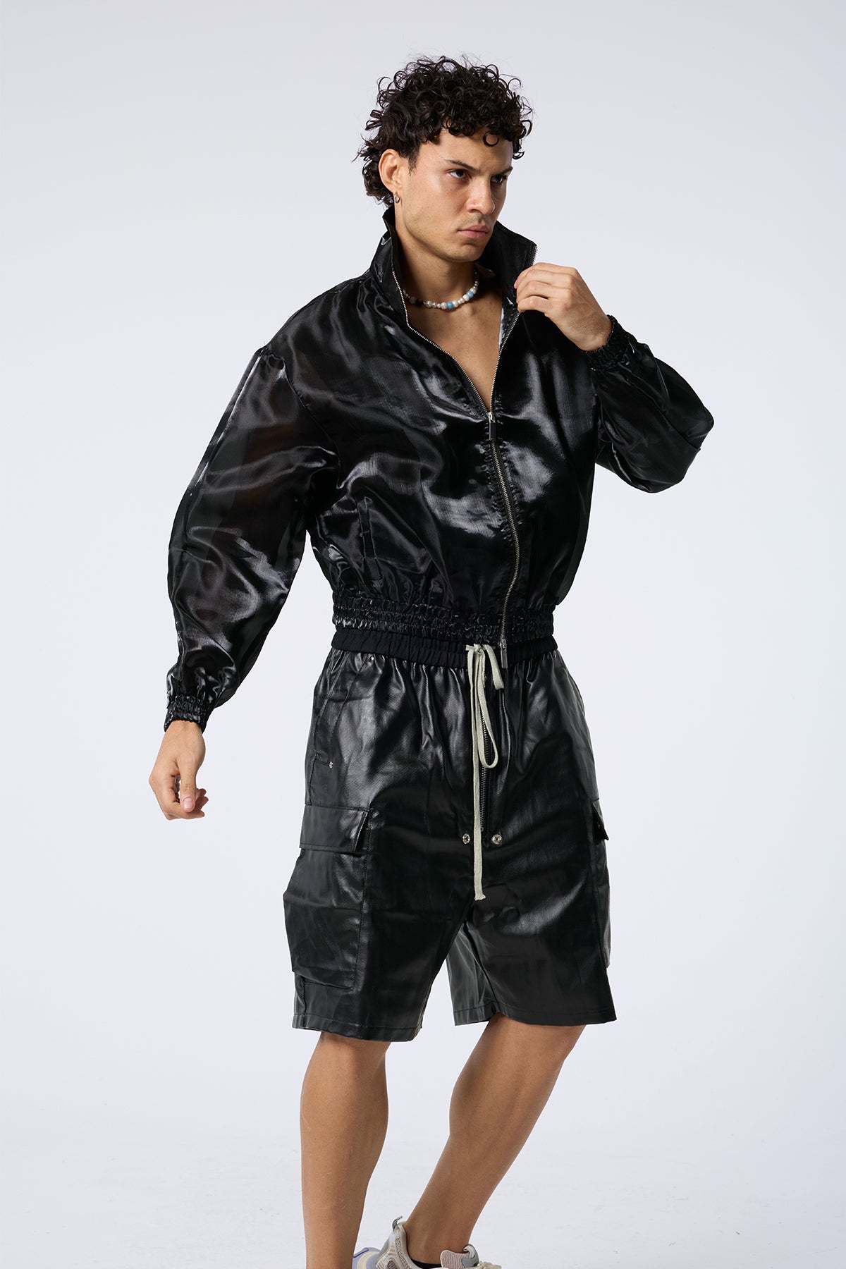 Blank Horizon Metallic Jacket