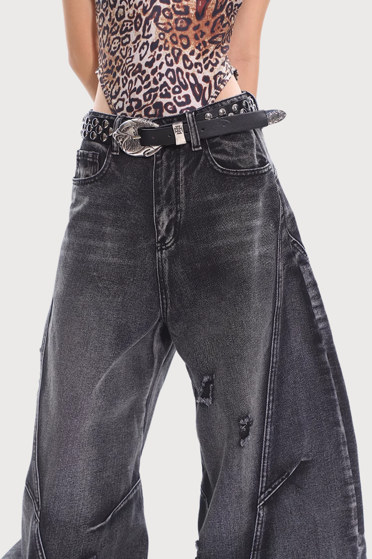 Blast Tone Wide Leg Jeans