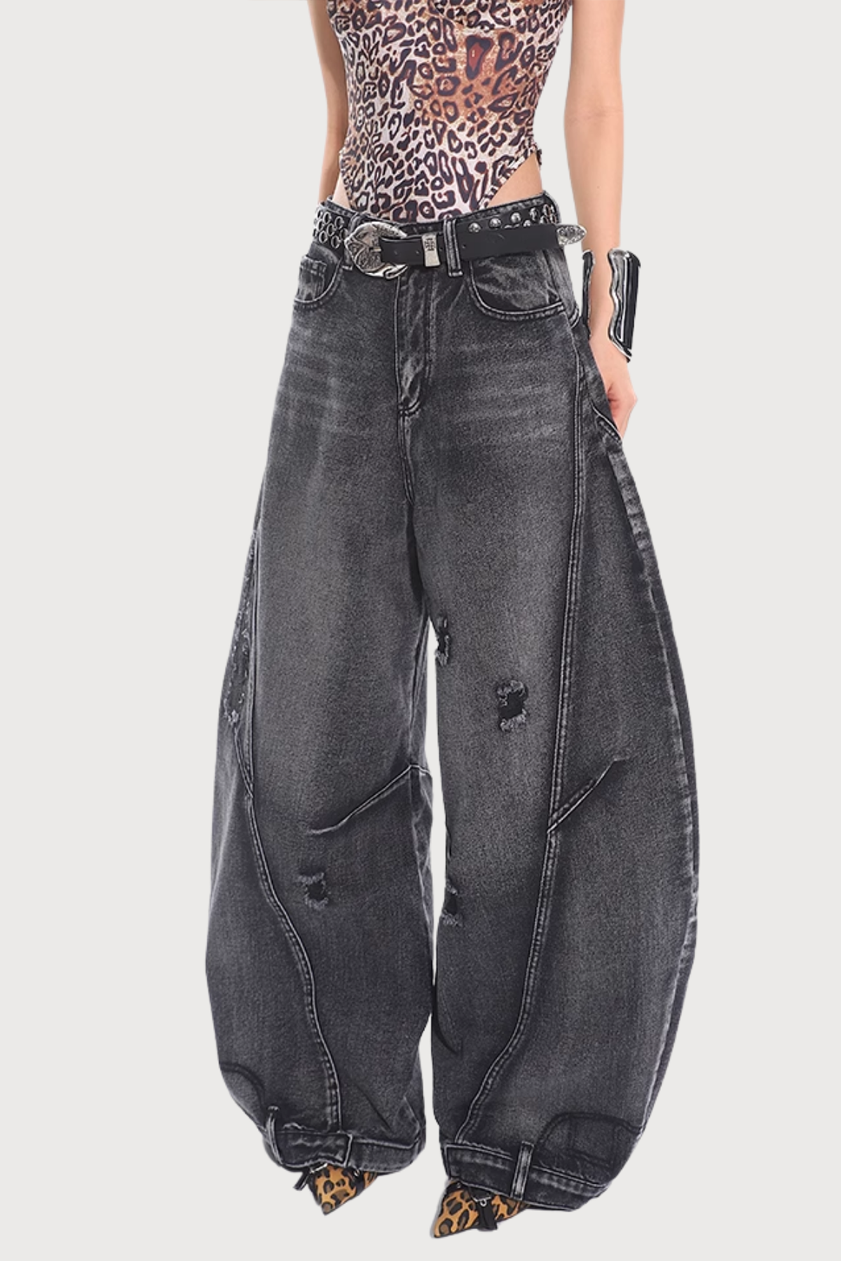 Blast Tone Wide Leg Jeans