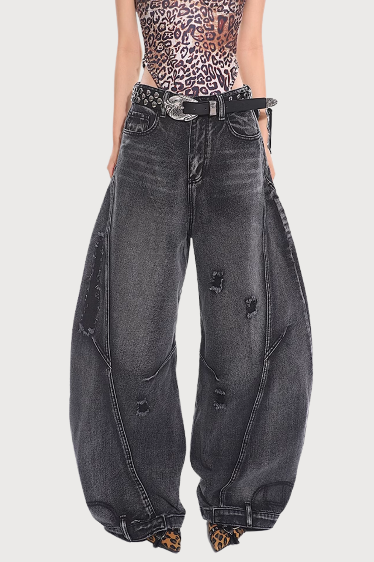Blast Tone Wide Leg Jeans