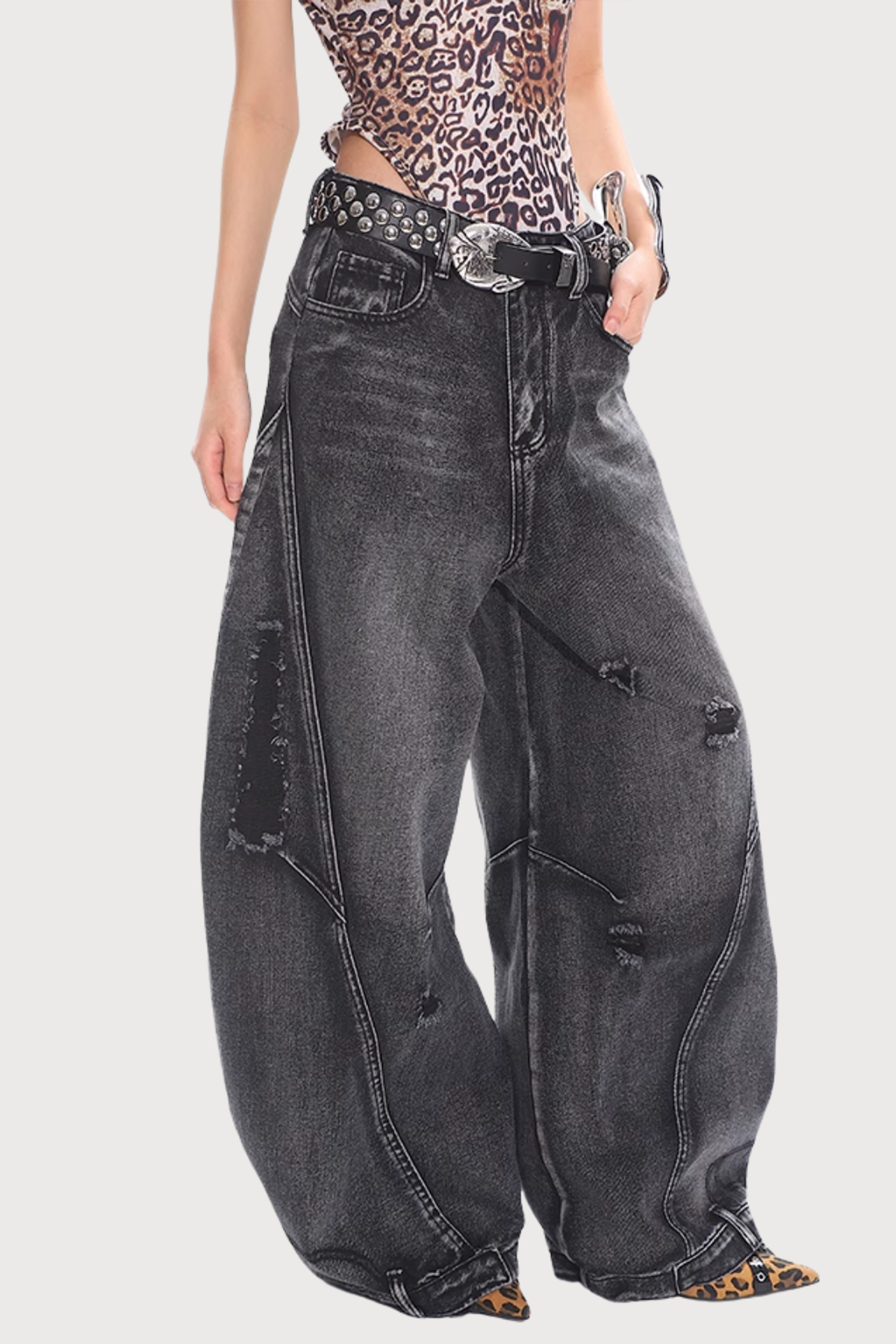 Blast Tone Wide Leg Jeans