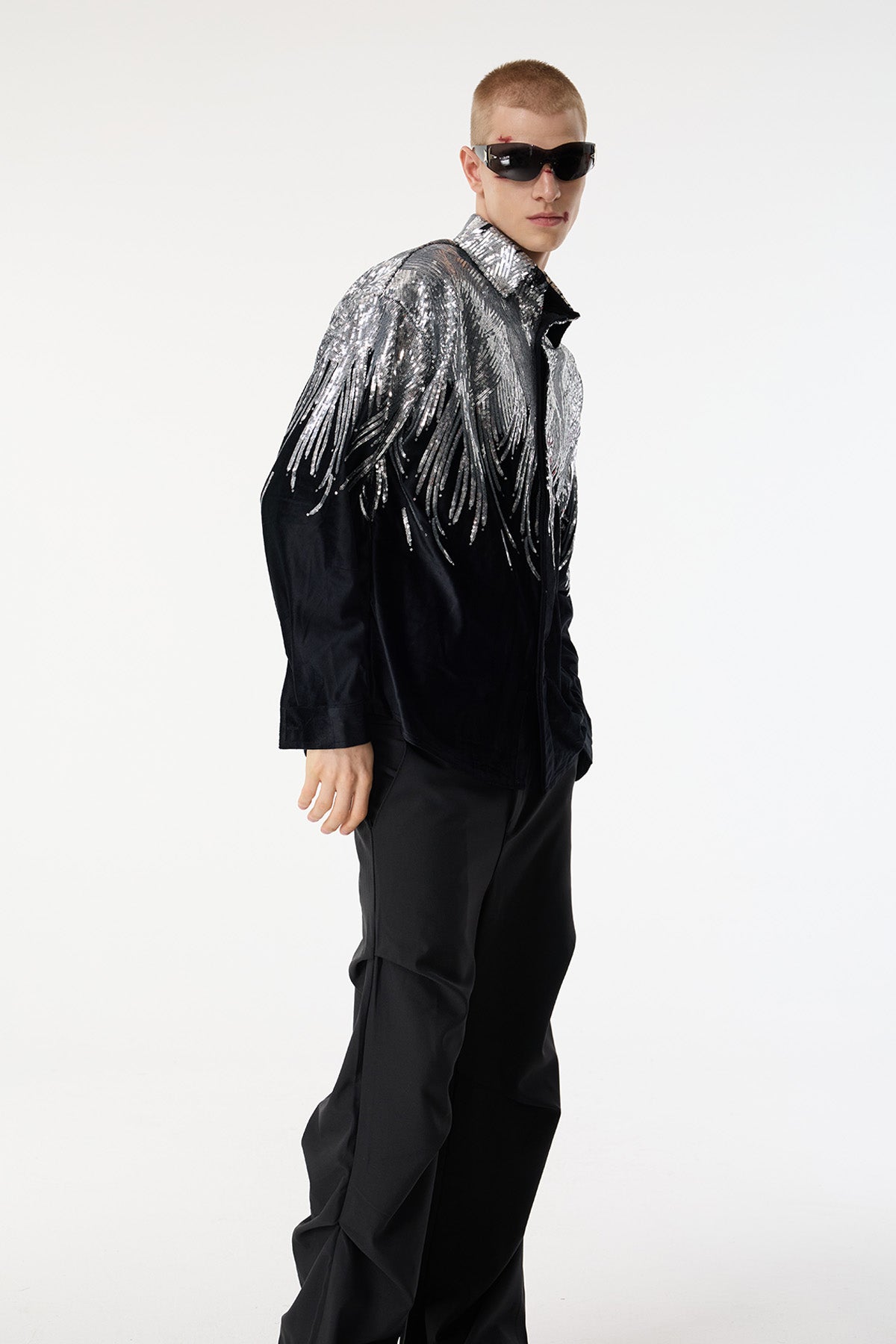 Blaze Flicker Sequin Long Sleeve Jacket