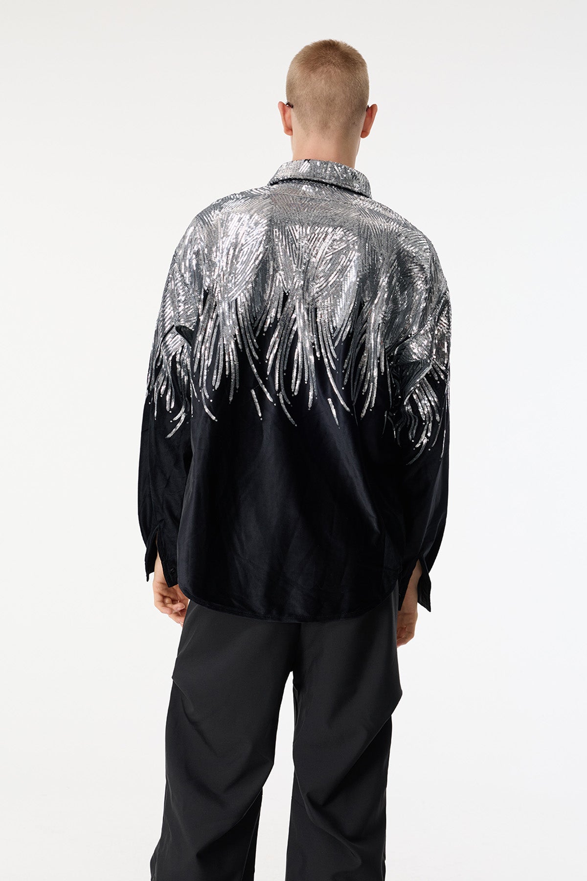 Blaze Flicker Sequin Long Sleeve Jacket