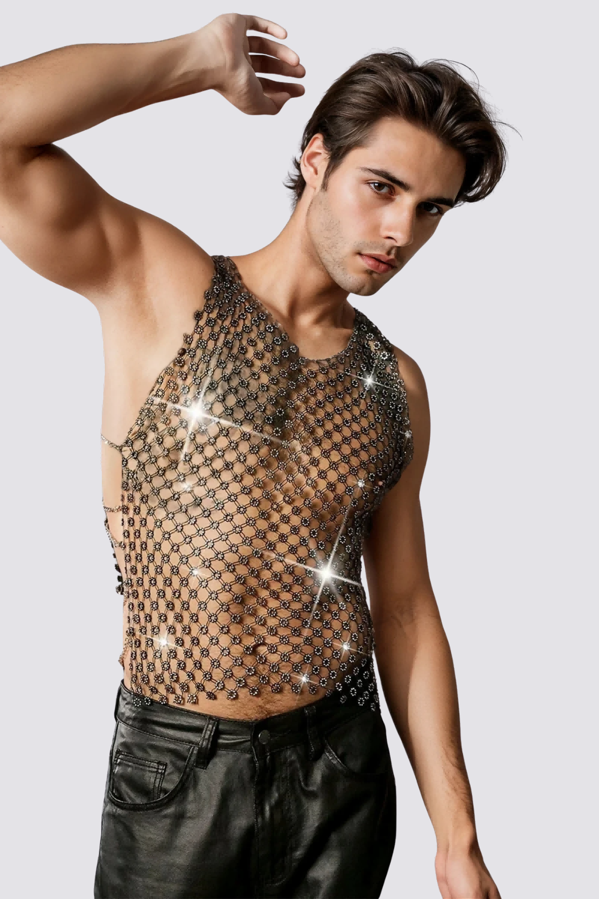 Bling Ray Cutout Top