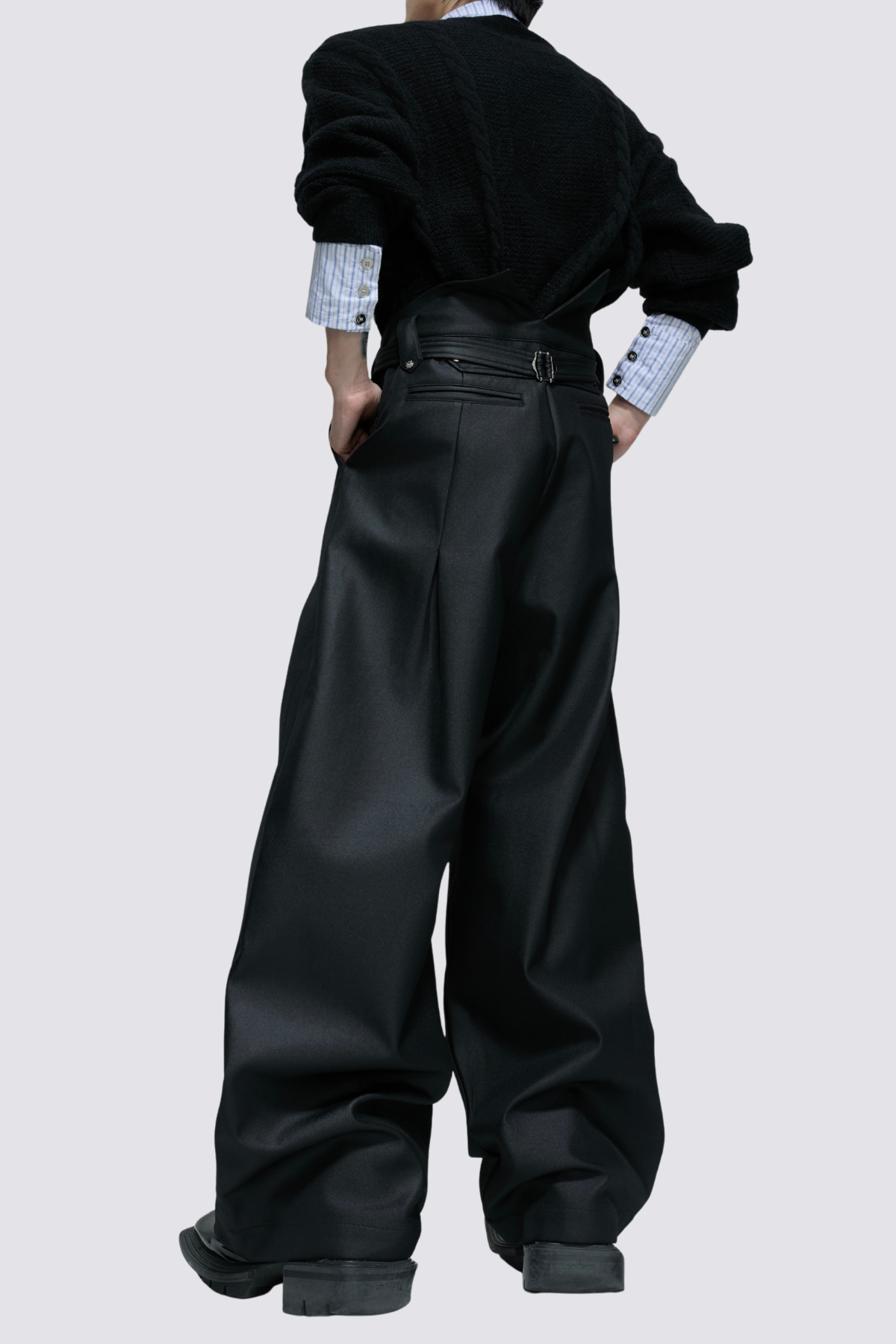 Block Flow Straight Pants