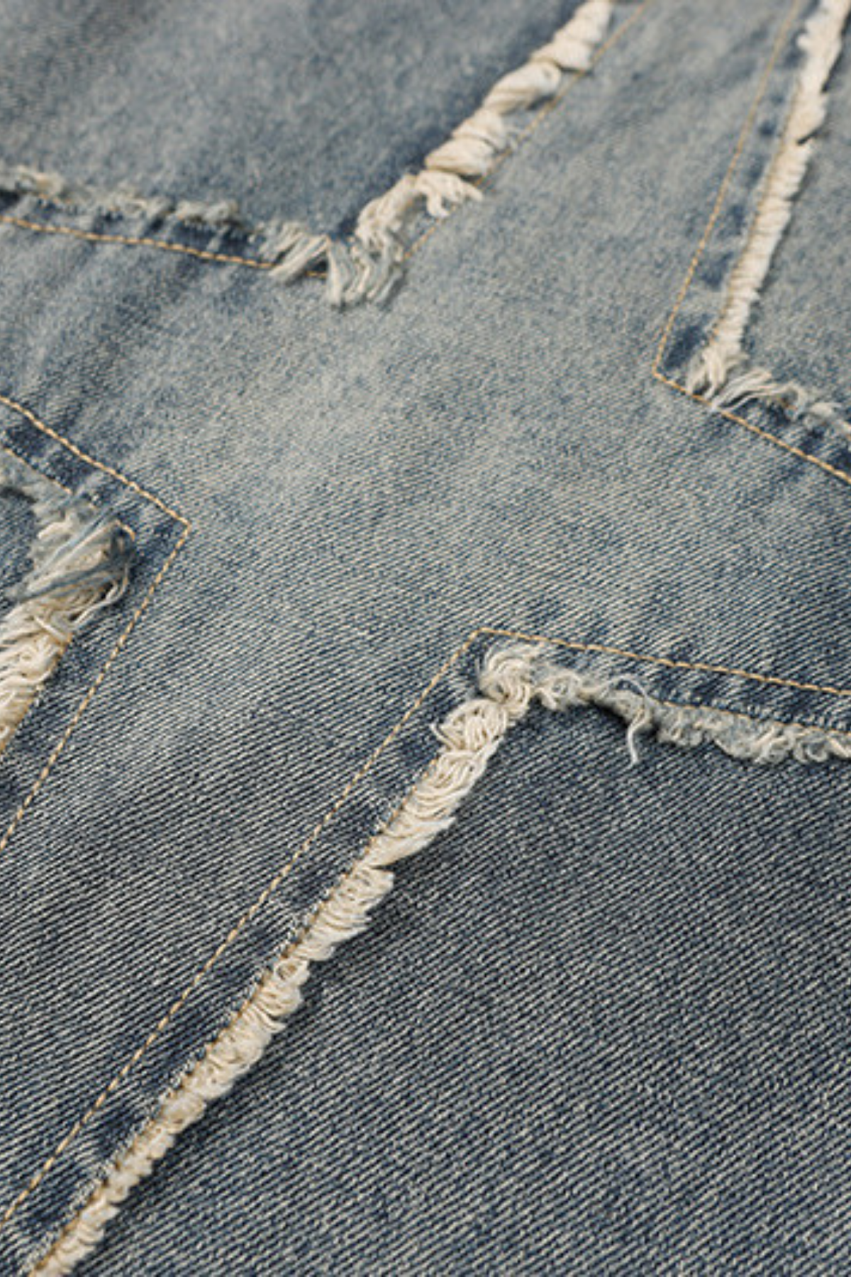 Blue Echo Star Embroidered Jeans