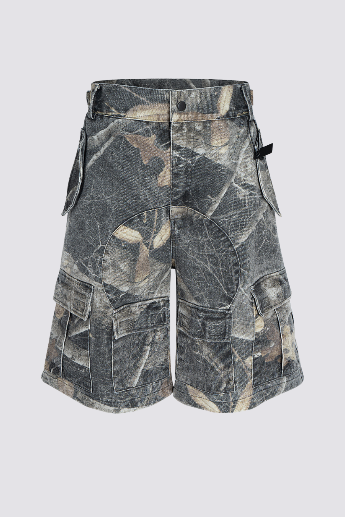 Blunt Noise Camouflage Denim Shorts