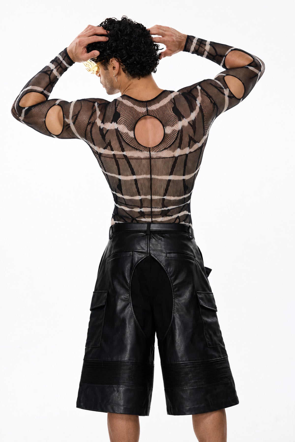 Bonded Net Mesh Cutout Top