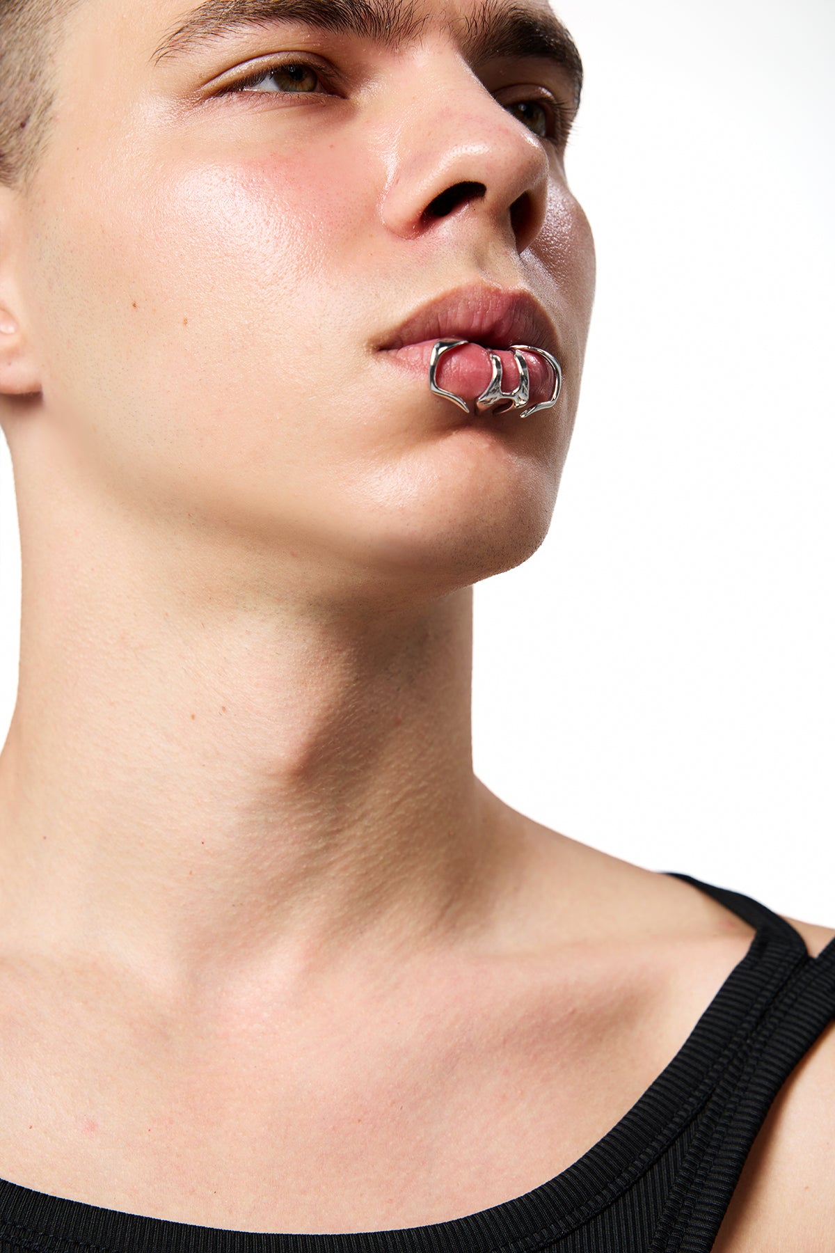 Brass Core Metal Punk Lip Ring