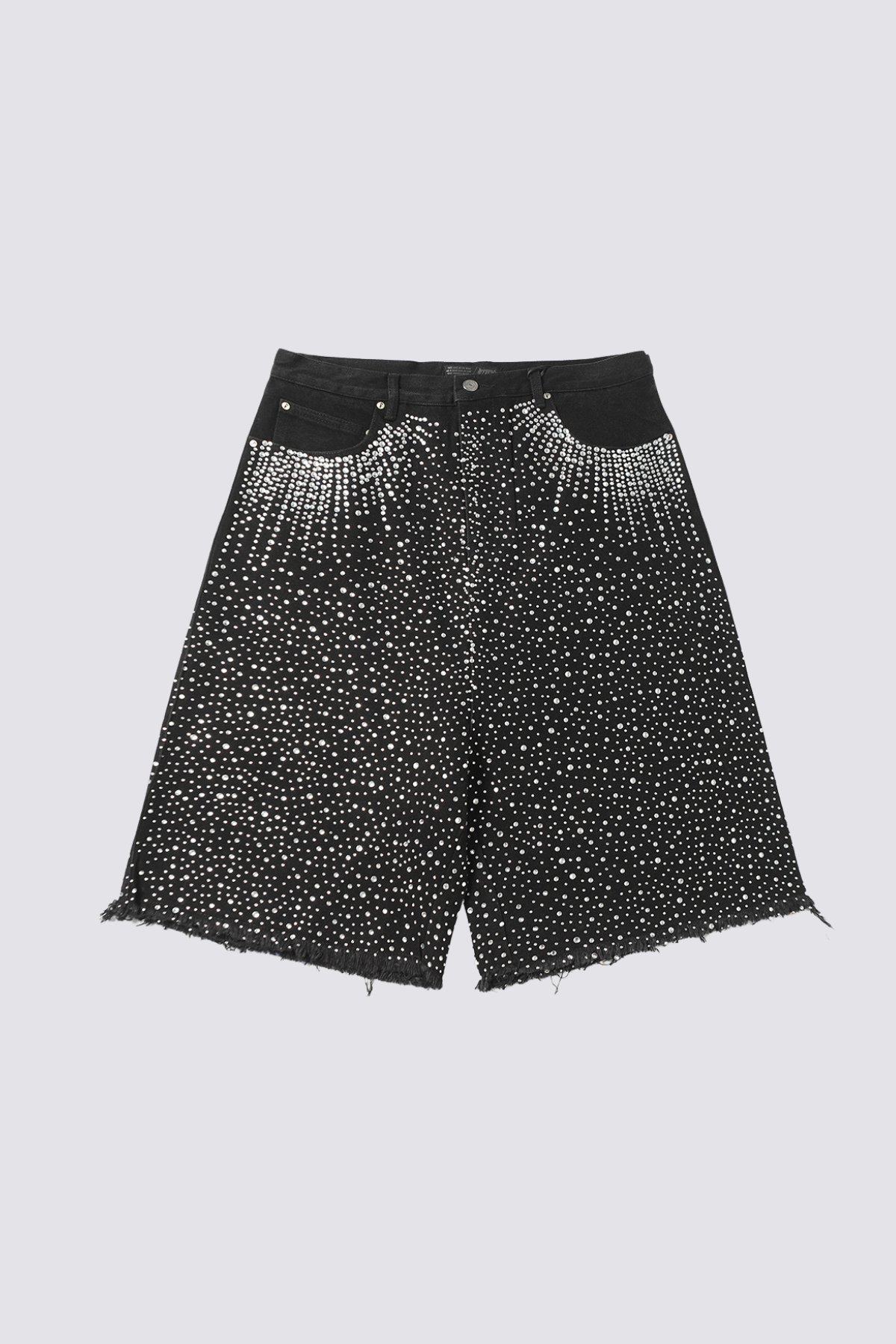Brick Noise Rhinestone Denim Shorts