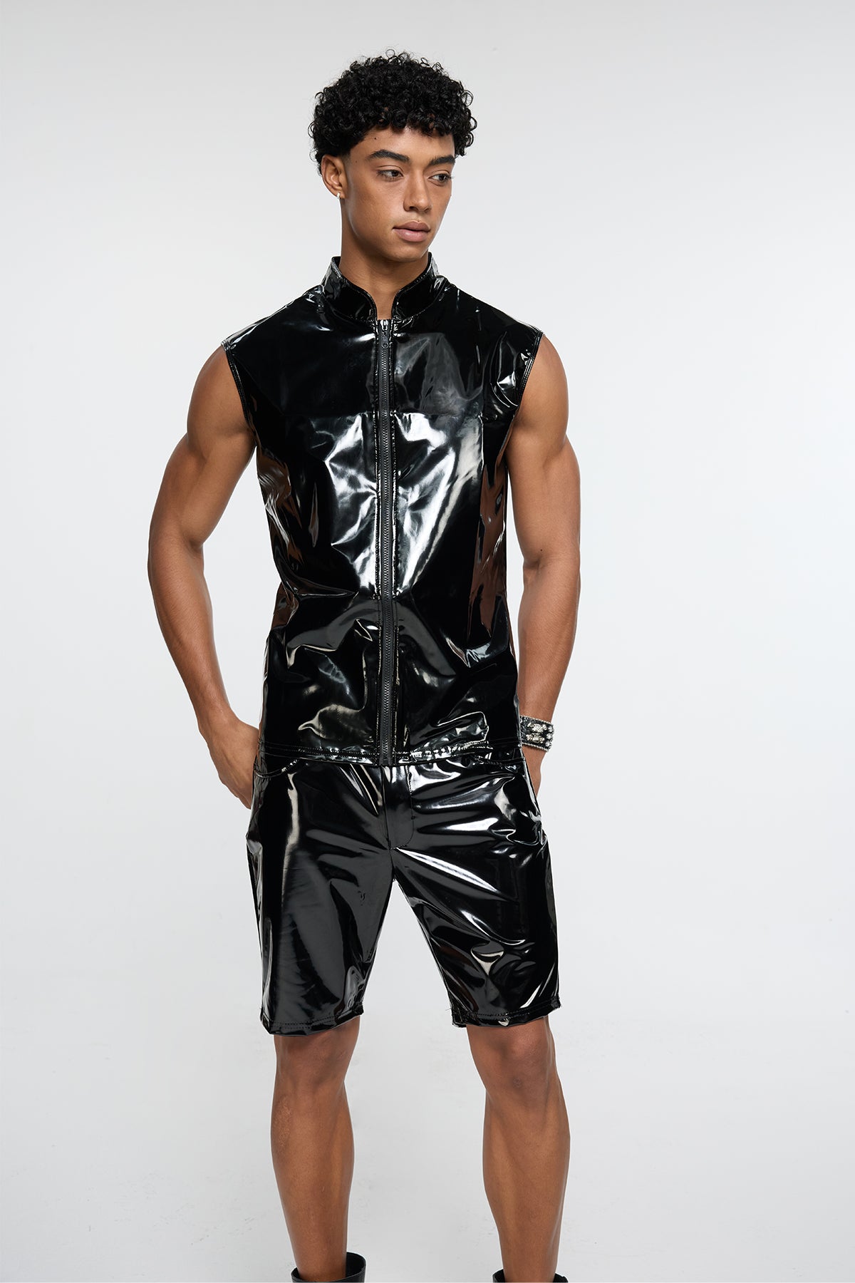 Brutal Grain Sleeveless Top