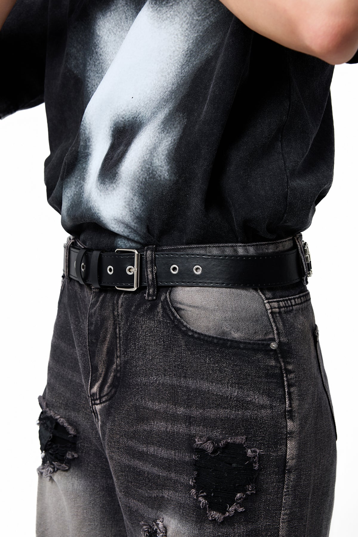 Burn Mark Bullet Metal Belt