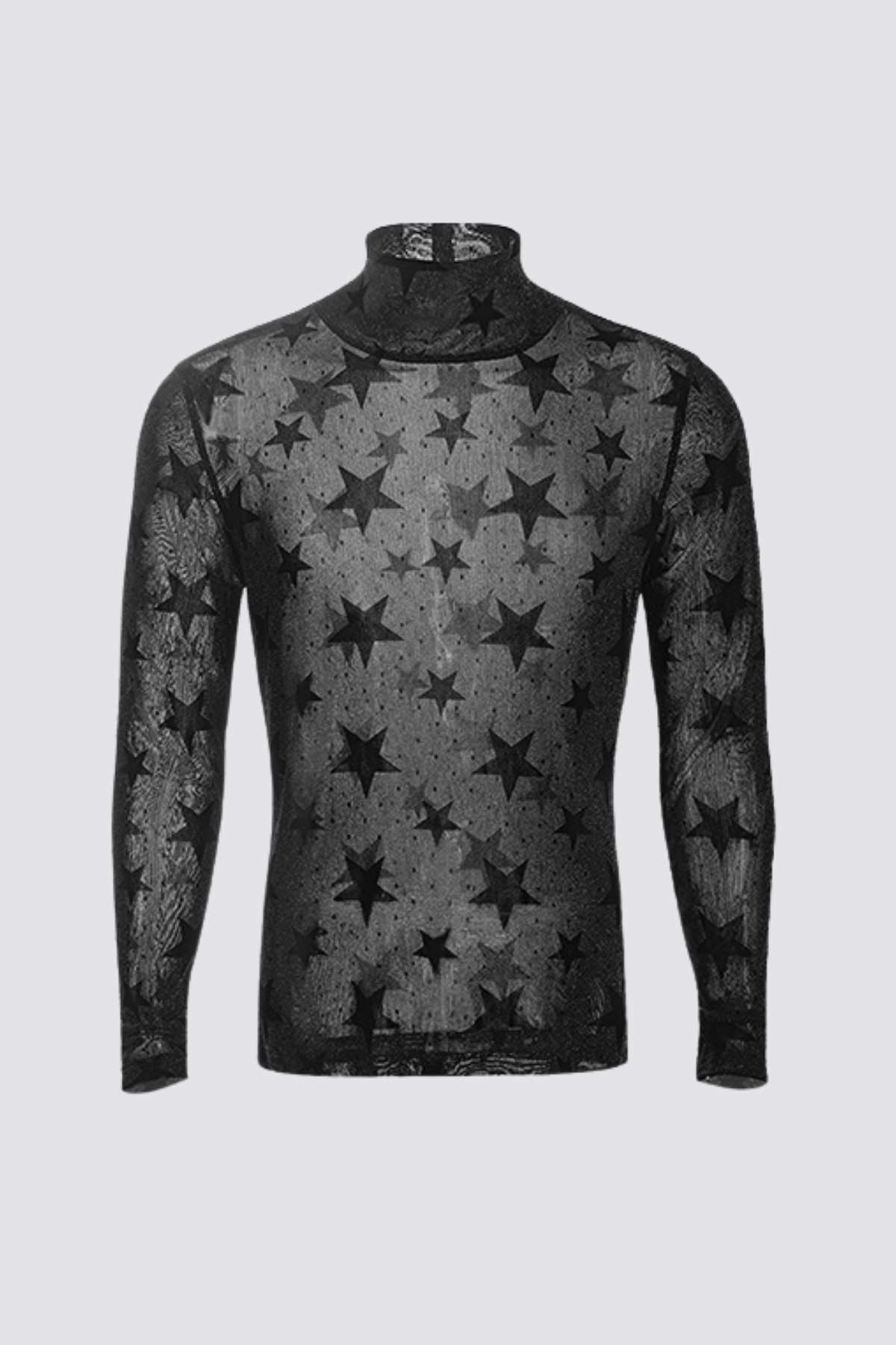 Calm Surface Glitter Long Sleeve Star Top