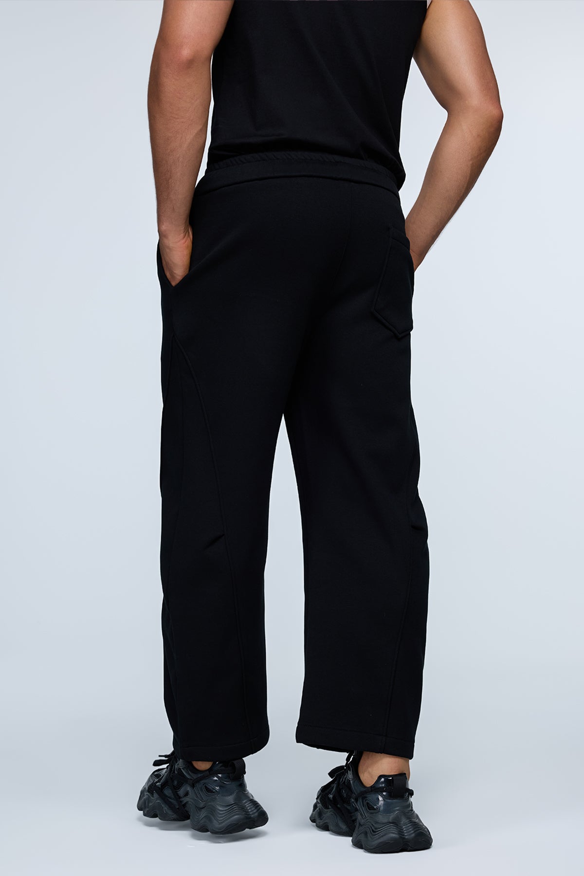 Cargo Circuit Straight Deconstructed Pants