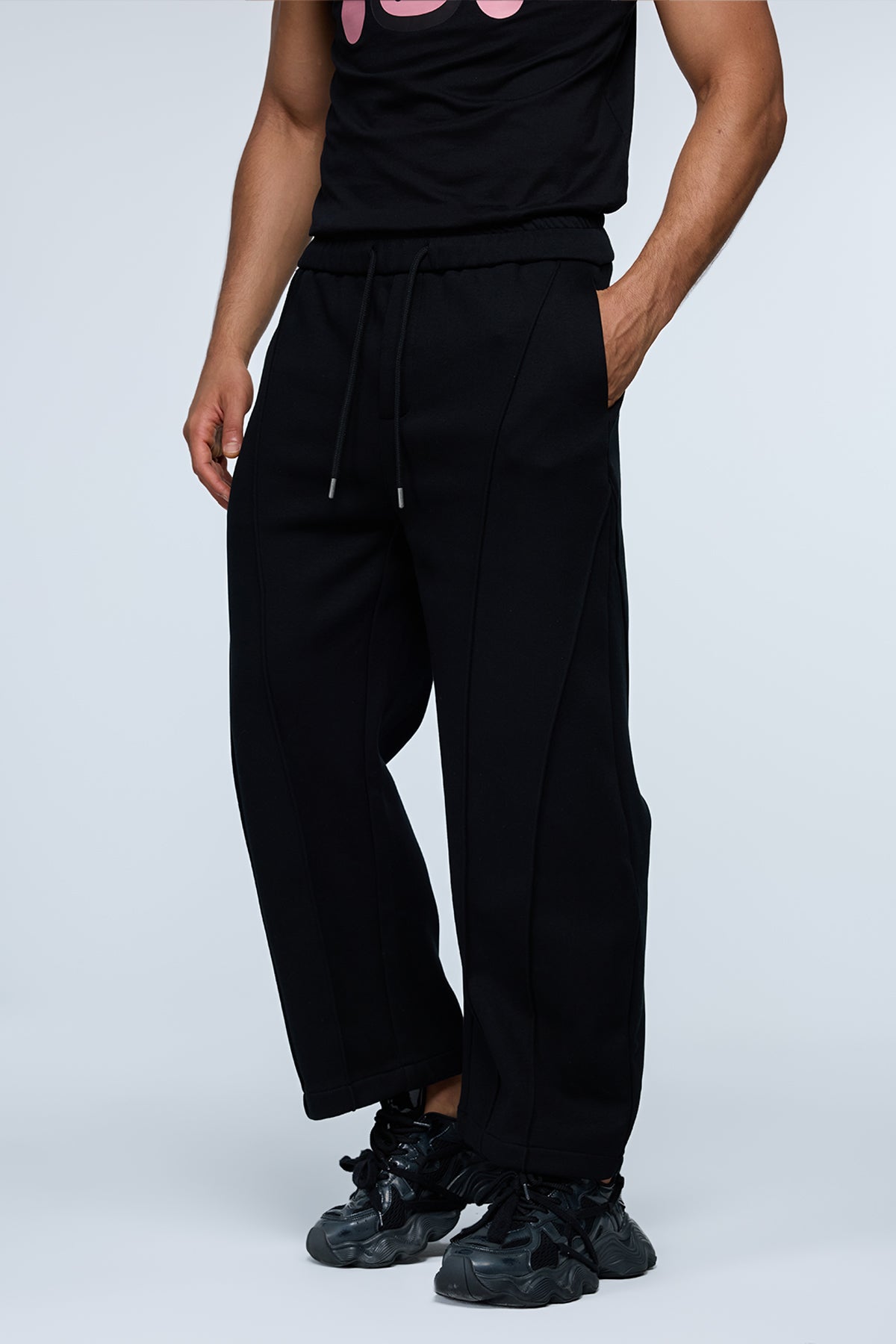 Cargo Circuit Straight Deconstructed Pants