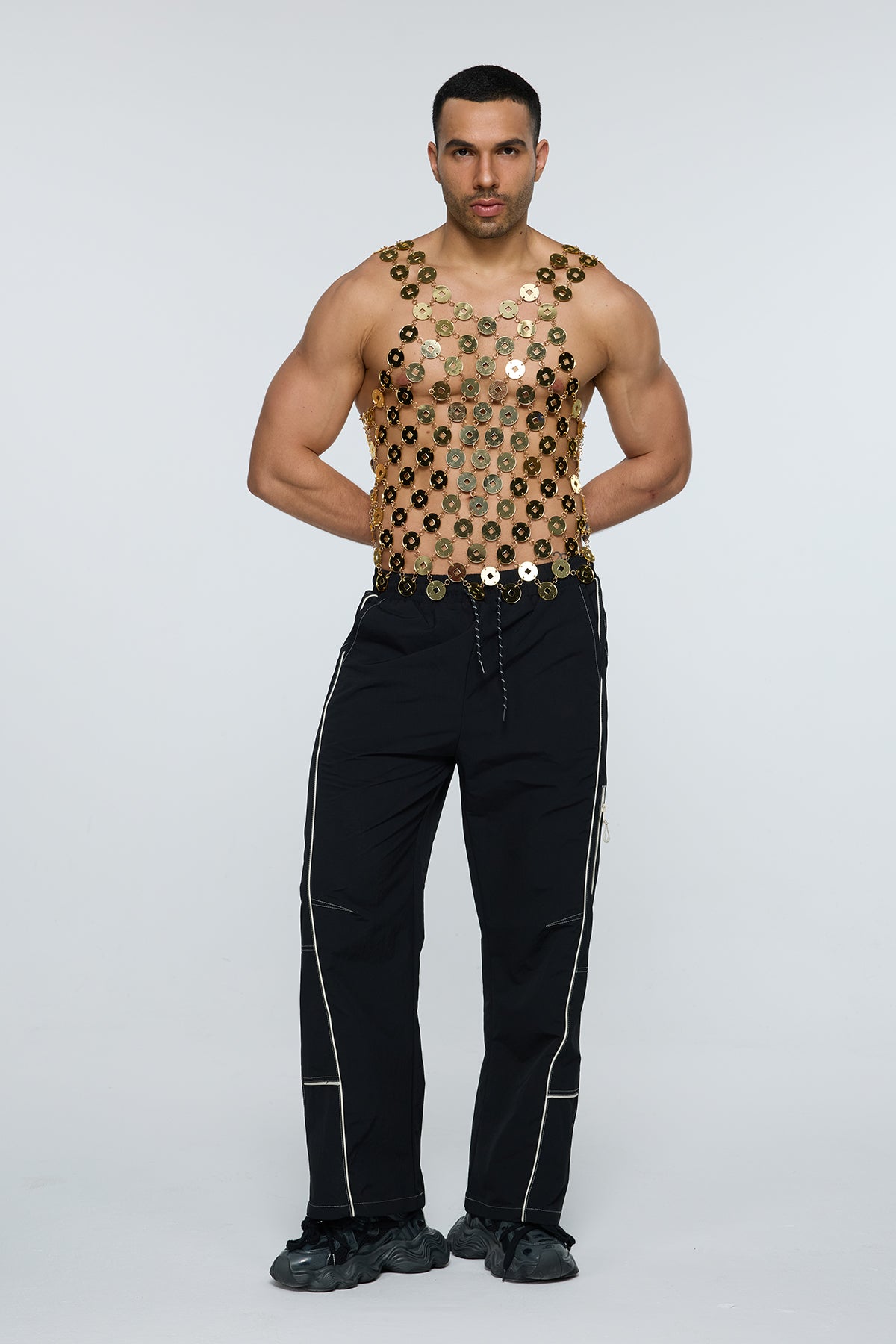 Cast Drop Disc Chain Tank Top
