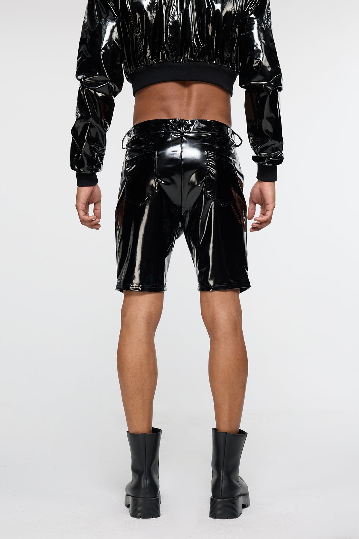 Cast Leather Shorts