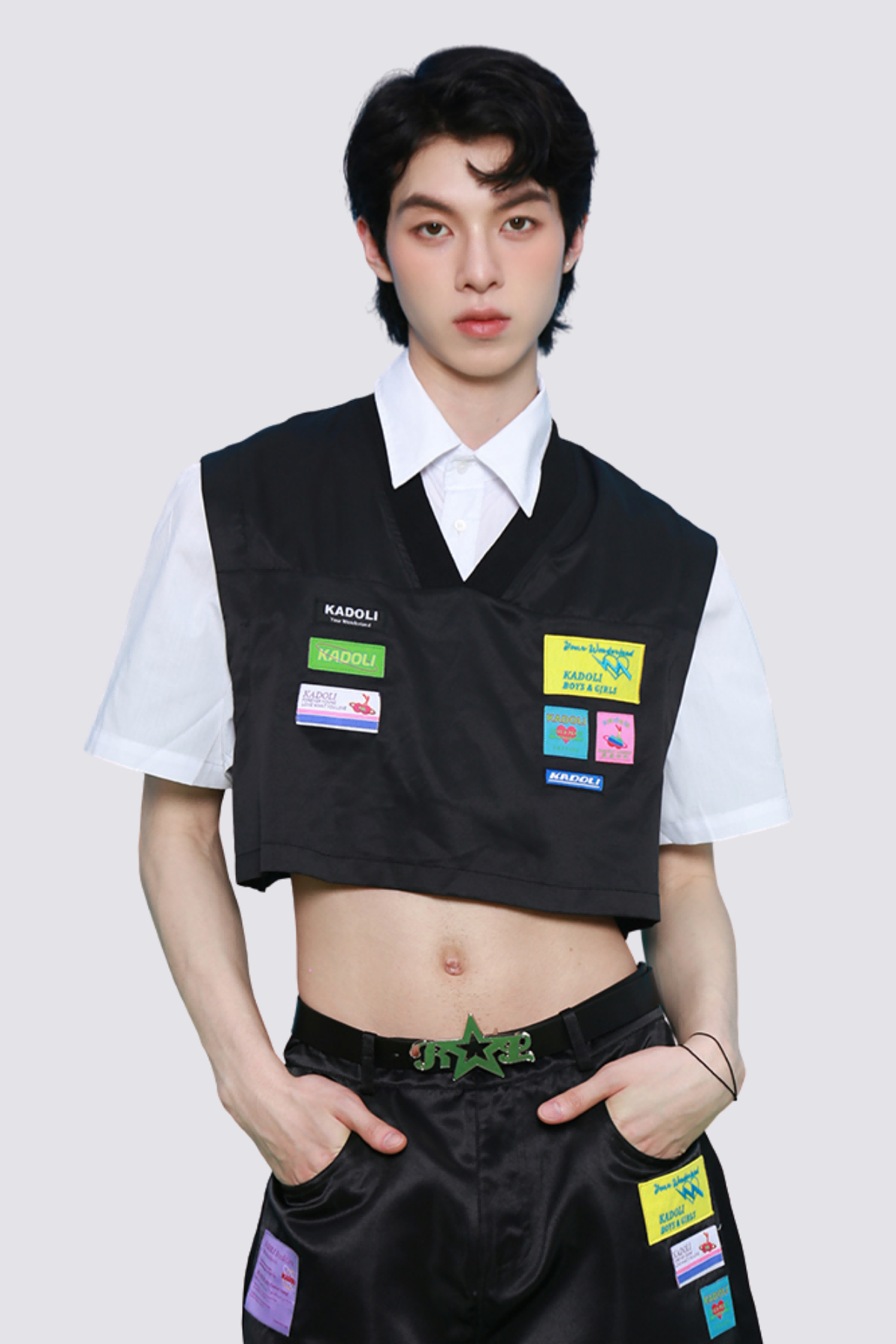 Chill Bite V Neck Crop Vest