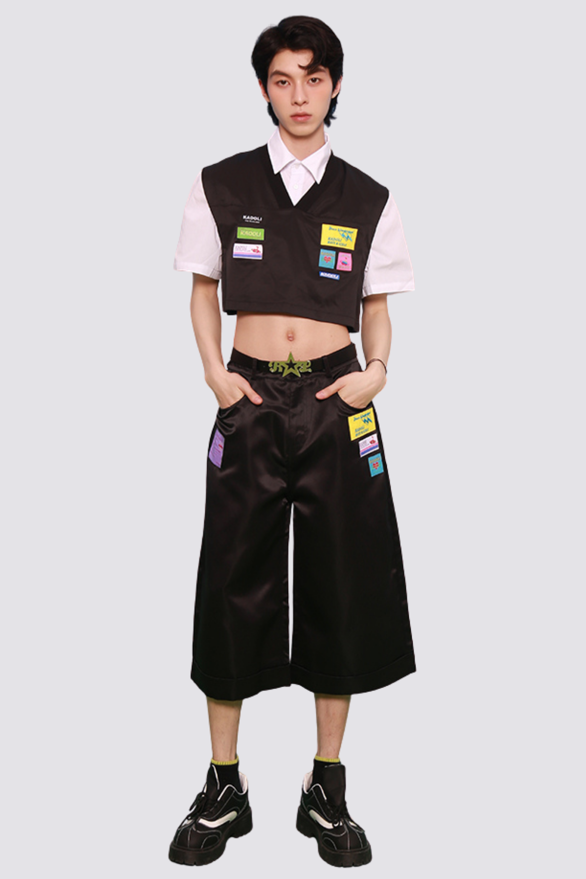 Chill Bite V Neck Crop Vest