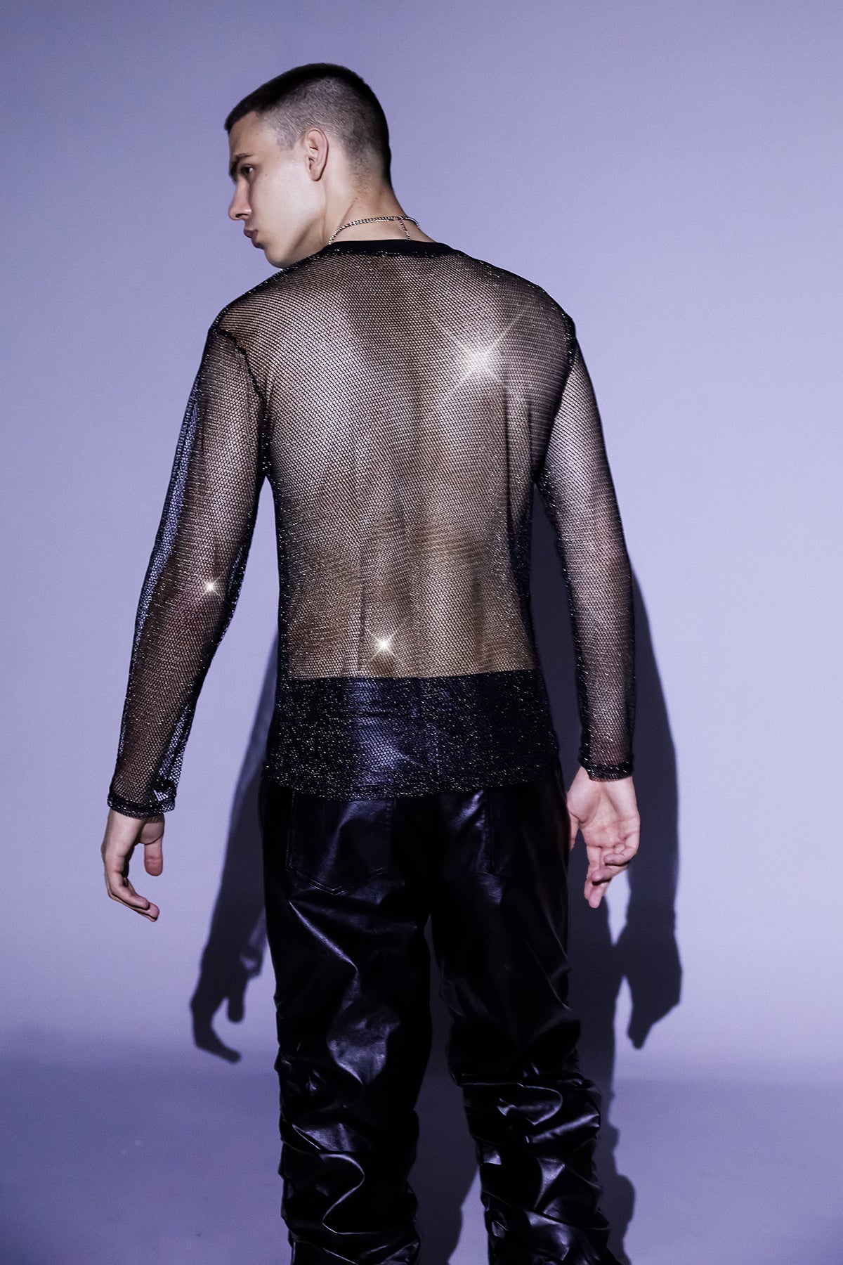 Chill Thread Long Sleeve Mesh Top