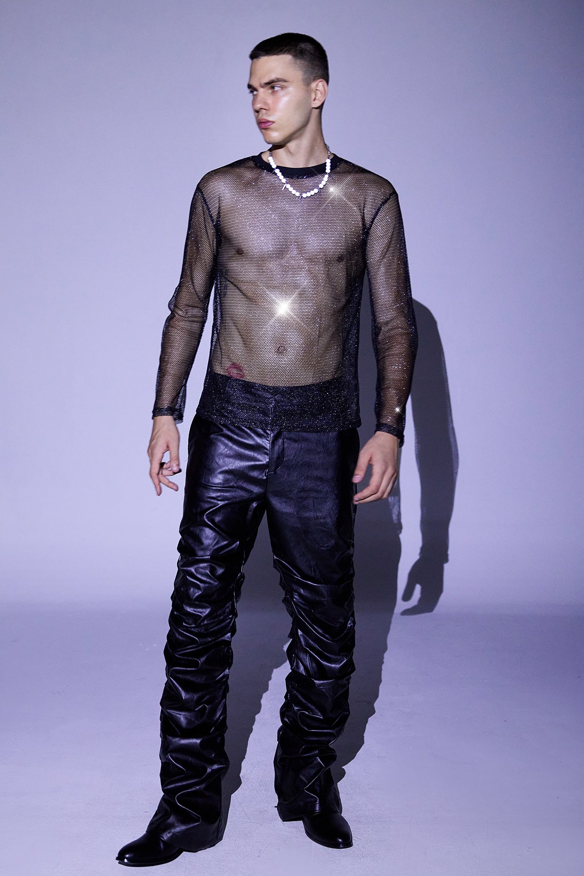 Chill Thread Long Sleeve Mesh Top