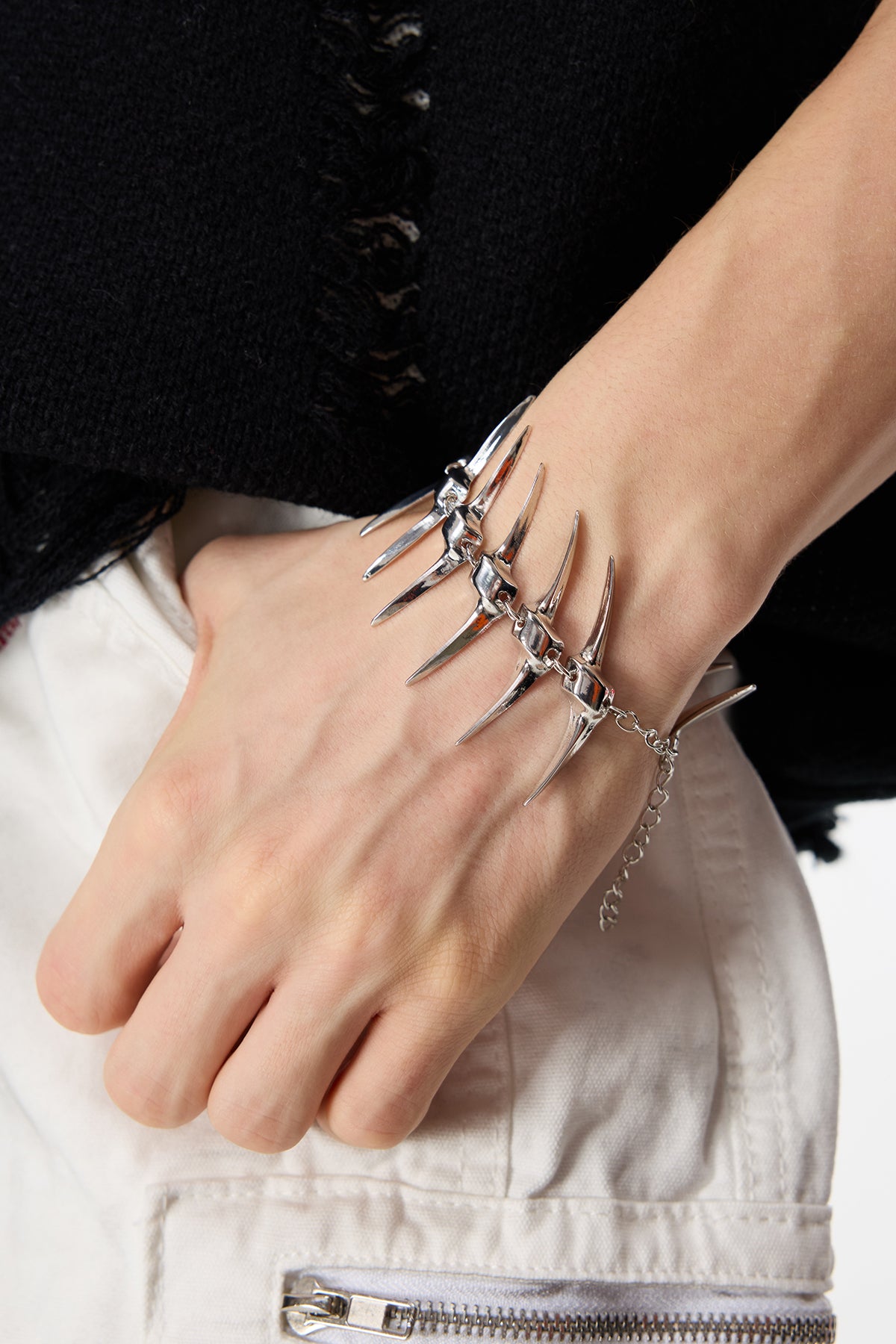 Chrome Drift Punk Bracelet