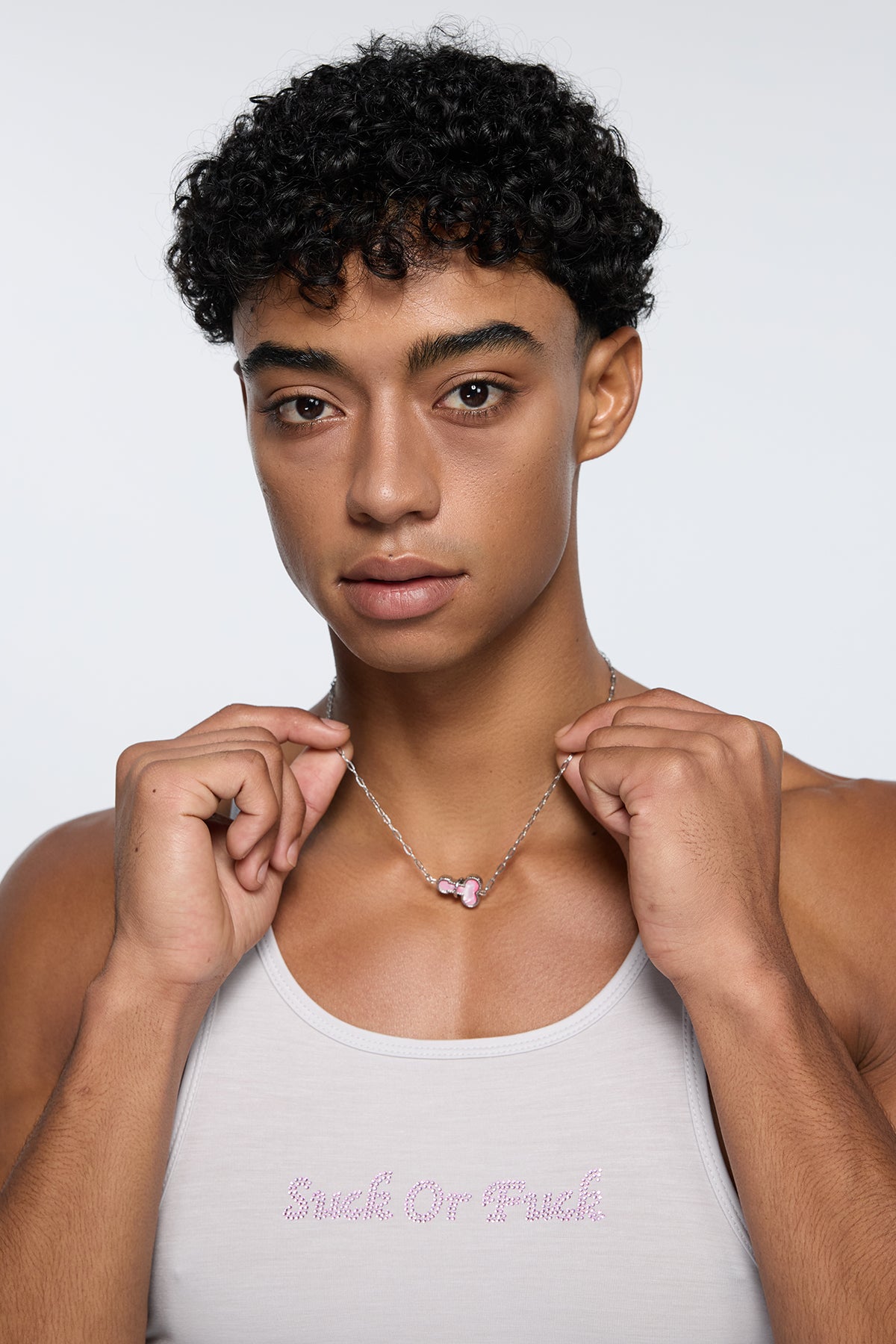 Chrome Splice Necklace